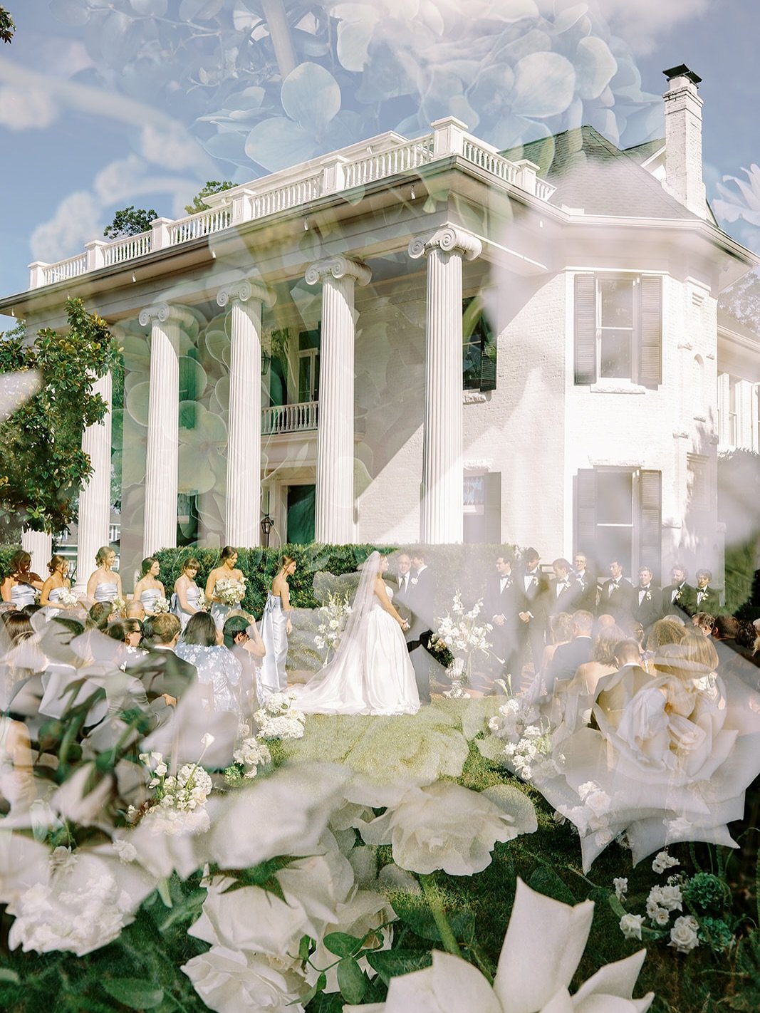 love a double exposure !!! 

Loved getting to be a part of Kate + Brook&rsquo;s wedding day. What a perfect summer day 🥹&hearts;️