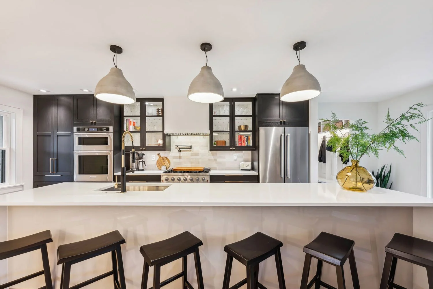 Kitchen updated in upper arlington. Interior design and installation.