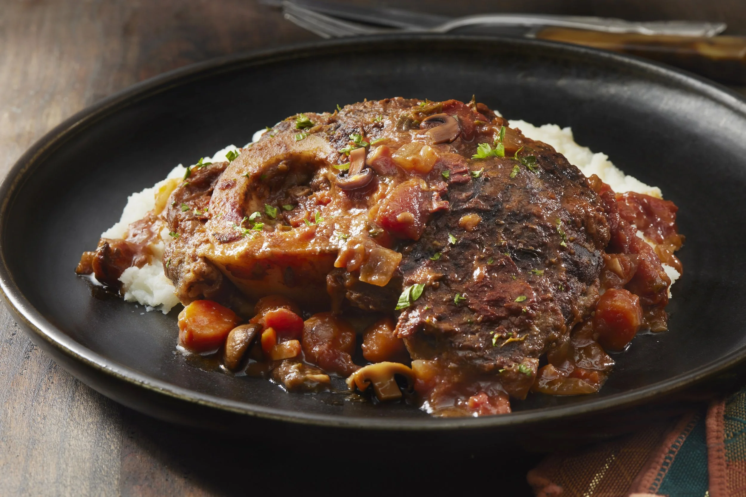 Tender Red Wine Braised Instant Pot Beef Shanks