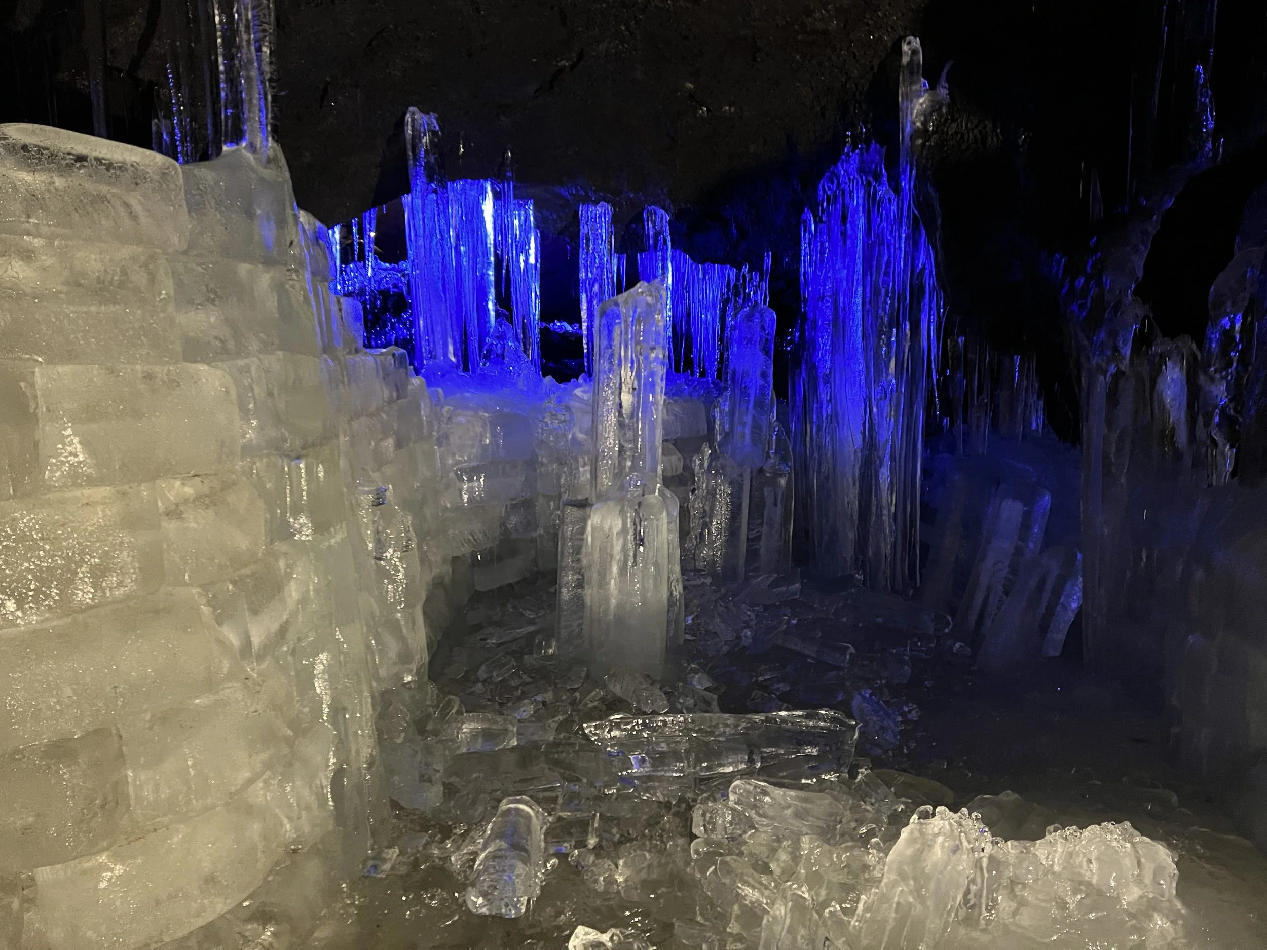Narusawa Ice Cave and Fugaku Wind Cave - Yamanashi, Japan