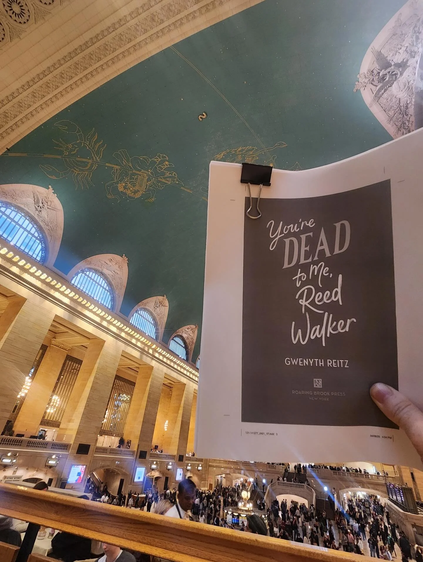 Pass Pages are here!!! It can be hard in this whirlwind of a debut year to remember to celebrate the little milestones, but here I am with my sister grabbing a drink at Grand Central to mark the moment. 🥂 ILY @esmilevski 

This is one of the last ch