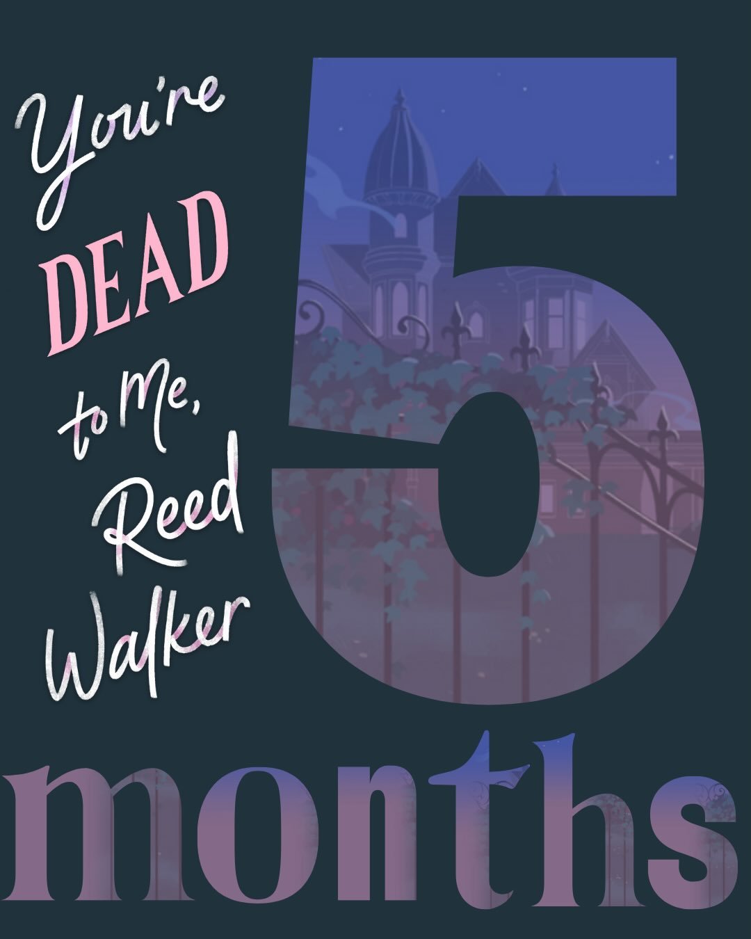 ✨✨5 months!!!!!✨✨

And just like that, we&rsquo;re five months out from my debut supernatural romcom YOU&rsquo;RE DEAD TO ME, REED WALKER hitting shelves on May 12th 2026!!!
 

To celebrate having only five months to go, swipe to find five fun charac