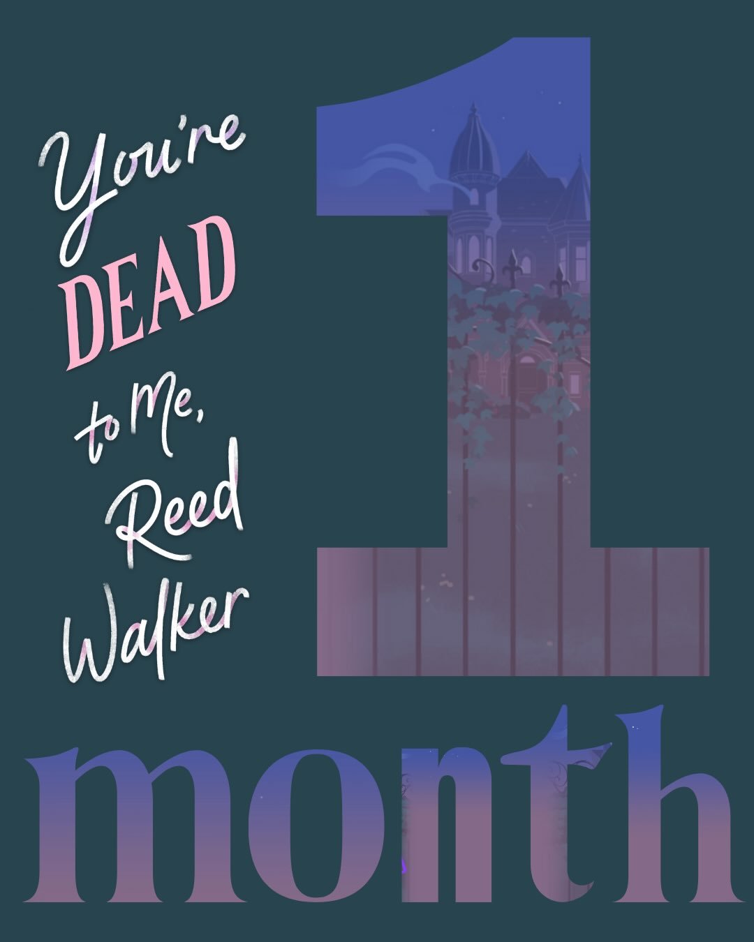 ✨ONE MONTH✨ until this dream I&rsquo;ve been working towards for nine years comes true: being a traditionally published author! It&rsquo;s wild to even type those words. 

To celebrate this final month until YOU&rsquo;RE DEAD TO ME, REED WALKER finds