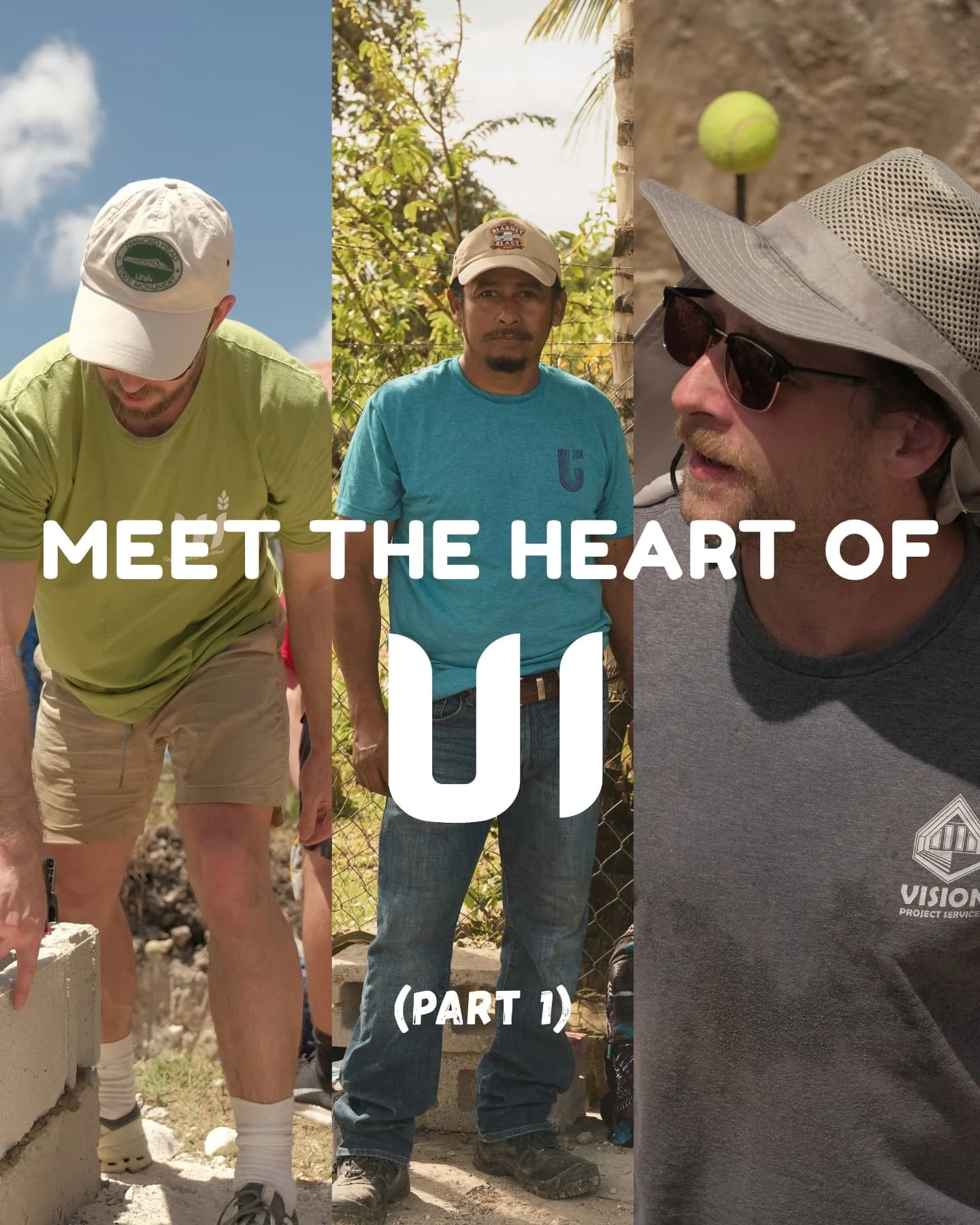 Meet the Heart of UI 💙 (Part 1)

From behind the camera to hands in the dirt, these legends are the soul of our recent service trips. Spencer, Edwardo and Big Chris don&rsquo;t just lead they uplift, connect and inspire. 
This trio brings the laughs