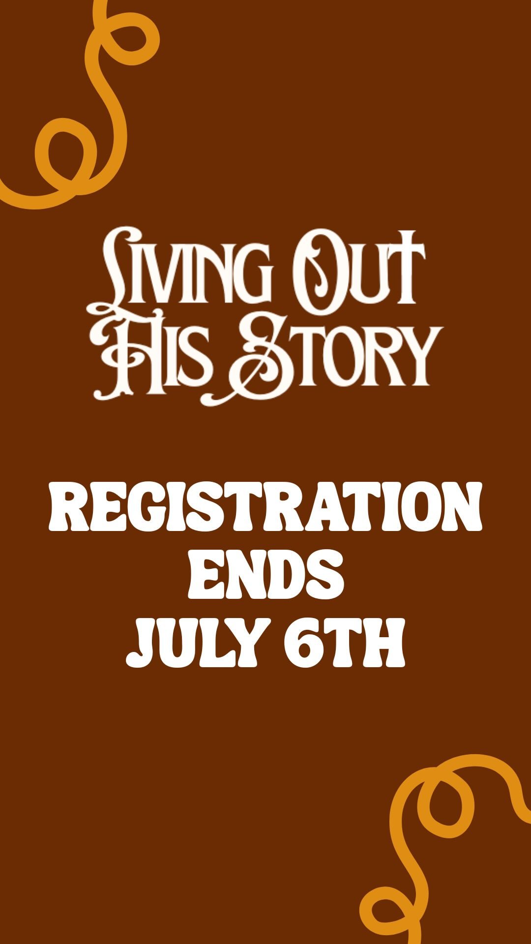 Next week is the last week to register!
The Link is in our Bio‼️