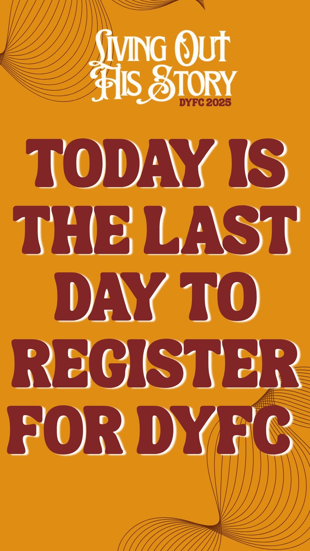 Don’t forget registration closes TONIGHT‼️
Can’t wait to see you there📖