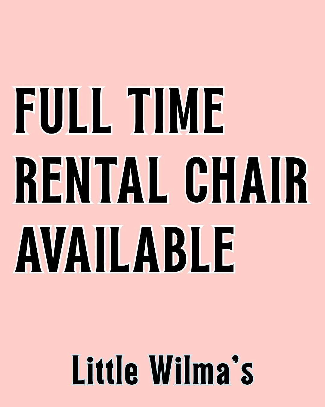 We are looking for a new full time stylist! This is our last chair available and we really would like someone professional, clean, &amp; experienced. Social Media portfolio should be updated and show off your skills. This position isn&rsquo;t suited 