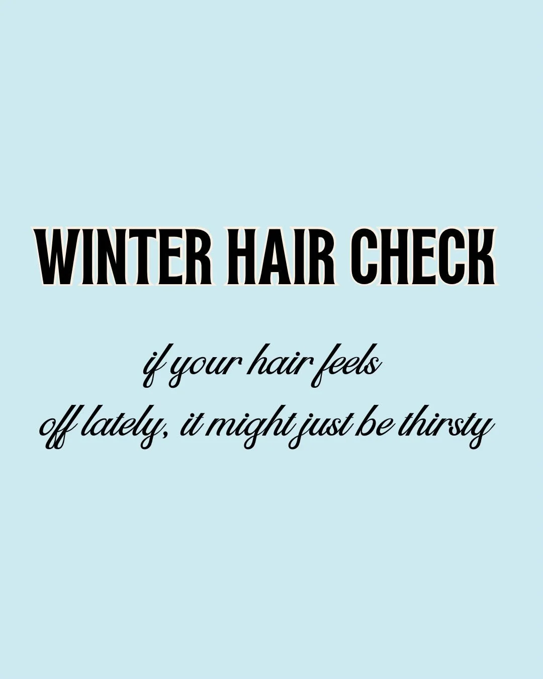 winter can be hard on your hair, try our hydration steps &amp; schedule your next trim if it&rsquo;s still feeling damaged. ask about our winter favorites next time you&rsquo;re in the shop 🩵
.
.
🌟portland haircare stylist hairstylist 
🌟 healthy h