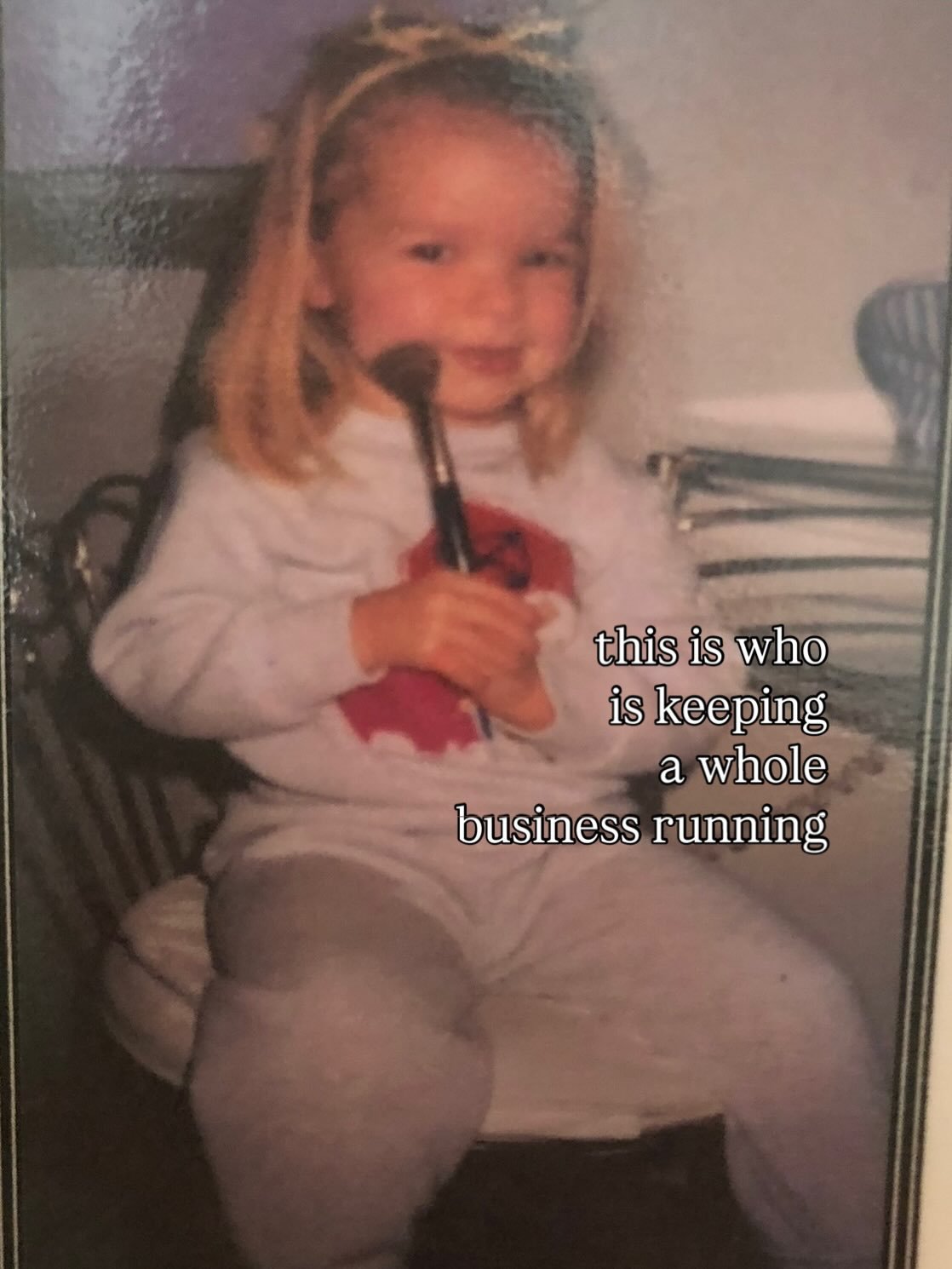 This is who owns &amp; operates the cutest, gayest salon in town 🌈
.
.
#thisiswho