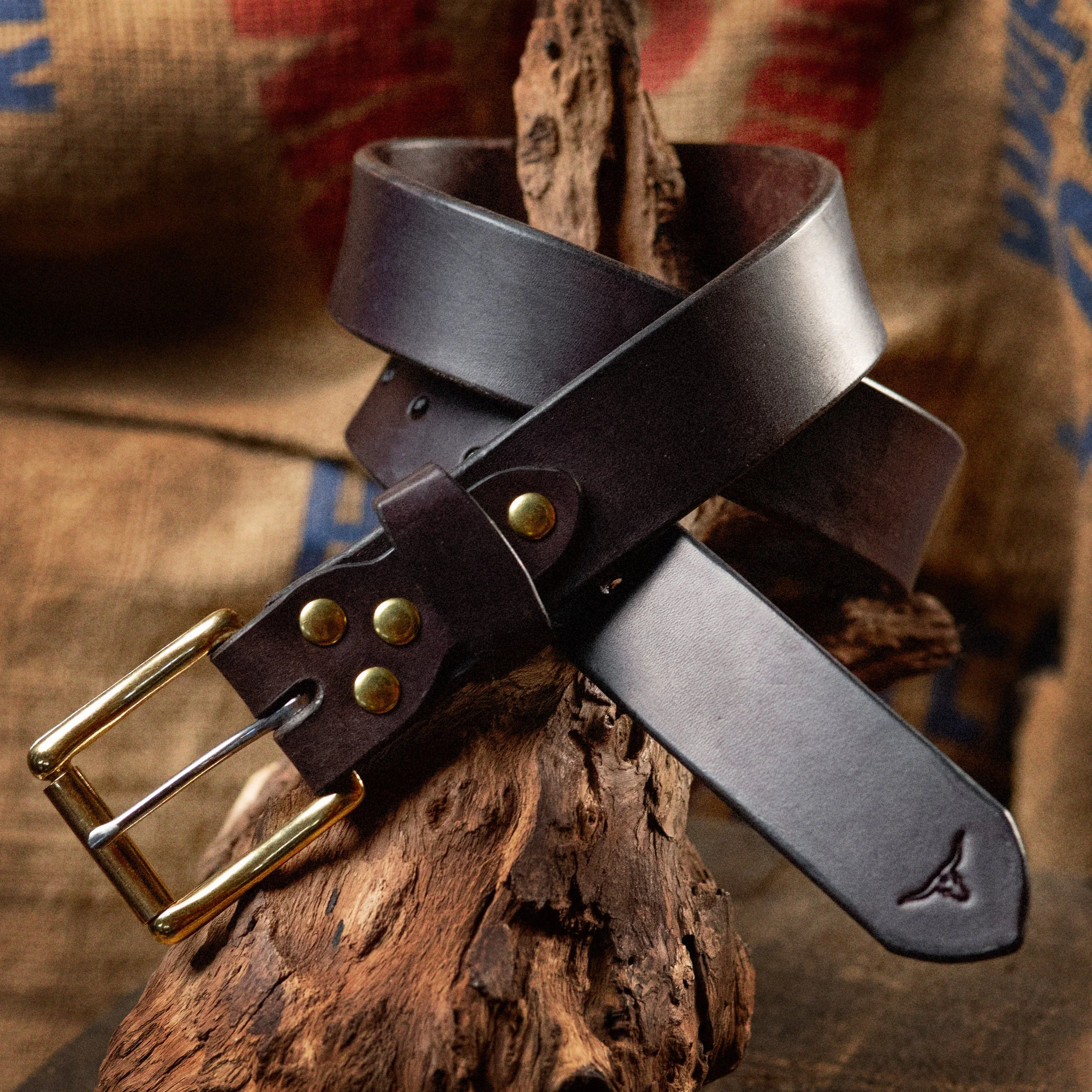 The 1911 One Belt By Avery Case And Saddle In Havana And Brass