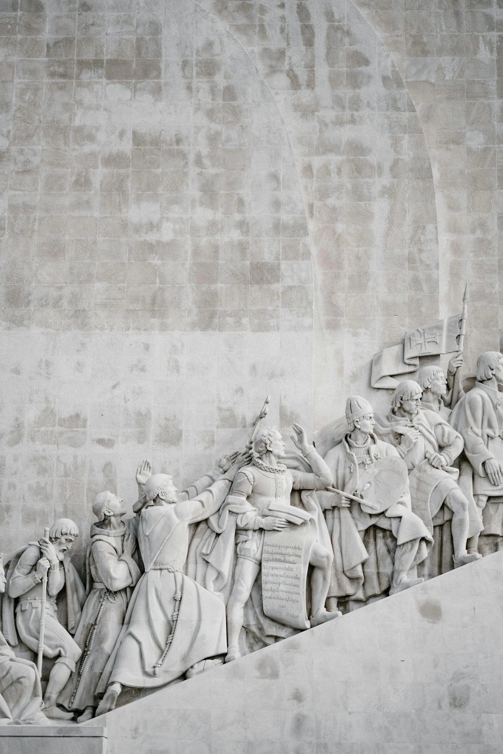 Close-up of the sculptures on the National Memorial to the 56 Signers of the Declaration of Independence in Washington, D.C. Horoning the struggles of many leaders, yet stronger together to reach higer ends.