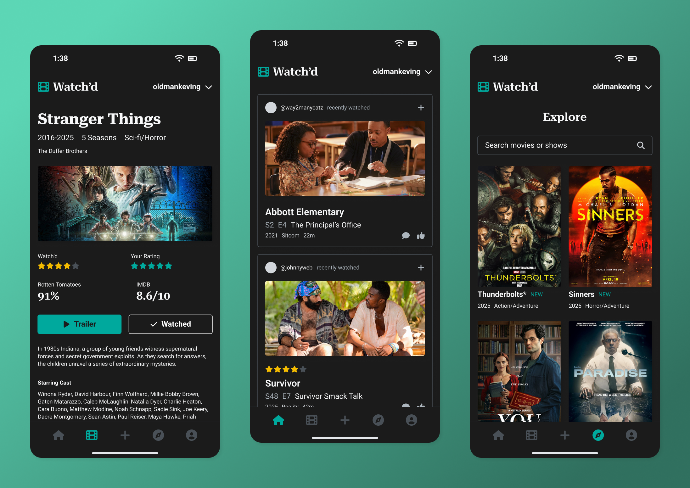 Watch'd Mobile App