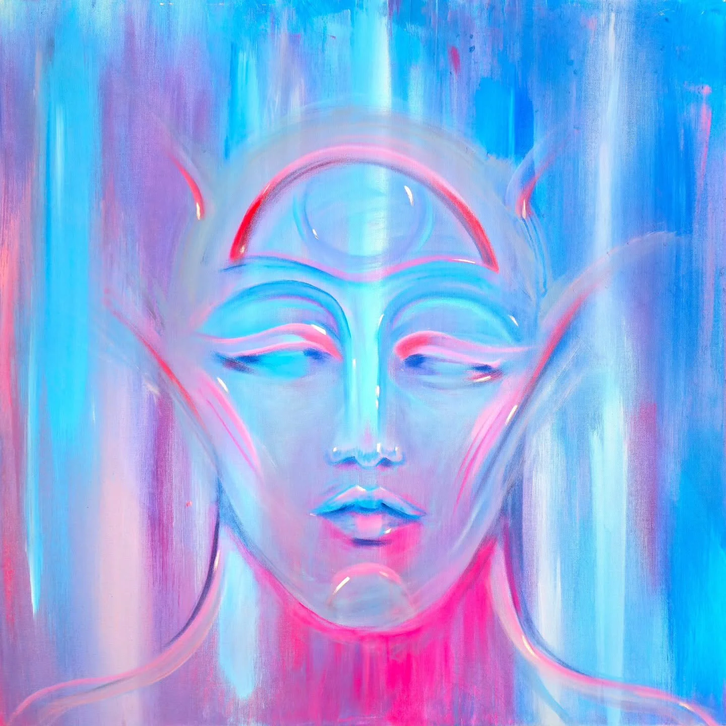 Livepainting and making portraits of guests at Luvwaves, an event organized by the amazing @oceanayogaa and @harmonic.holistics a couple weeks ago was a great experience!

I ended up making this piece titled "Sangha", referring to spiritual