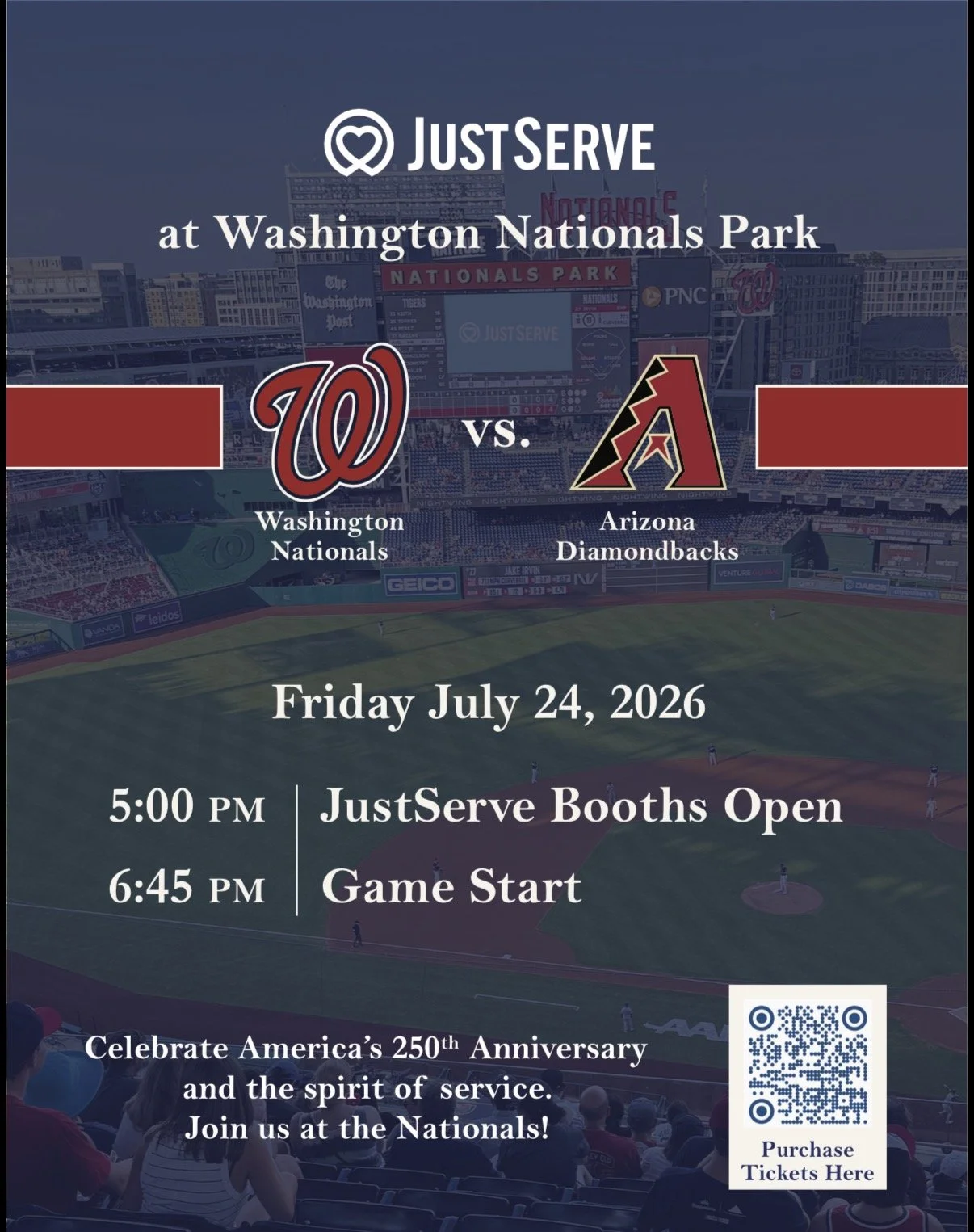 JustServe @ Nats Stadium