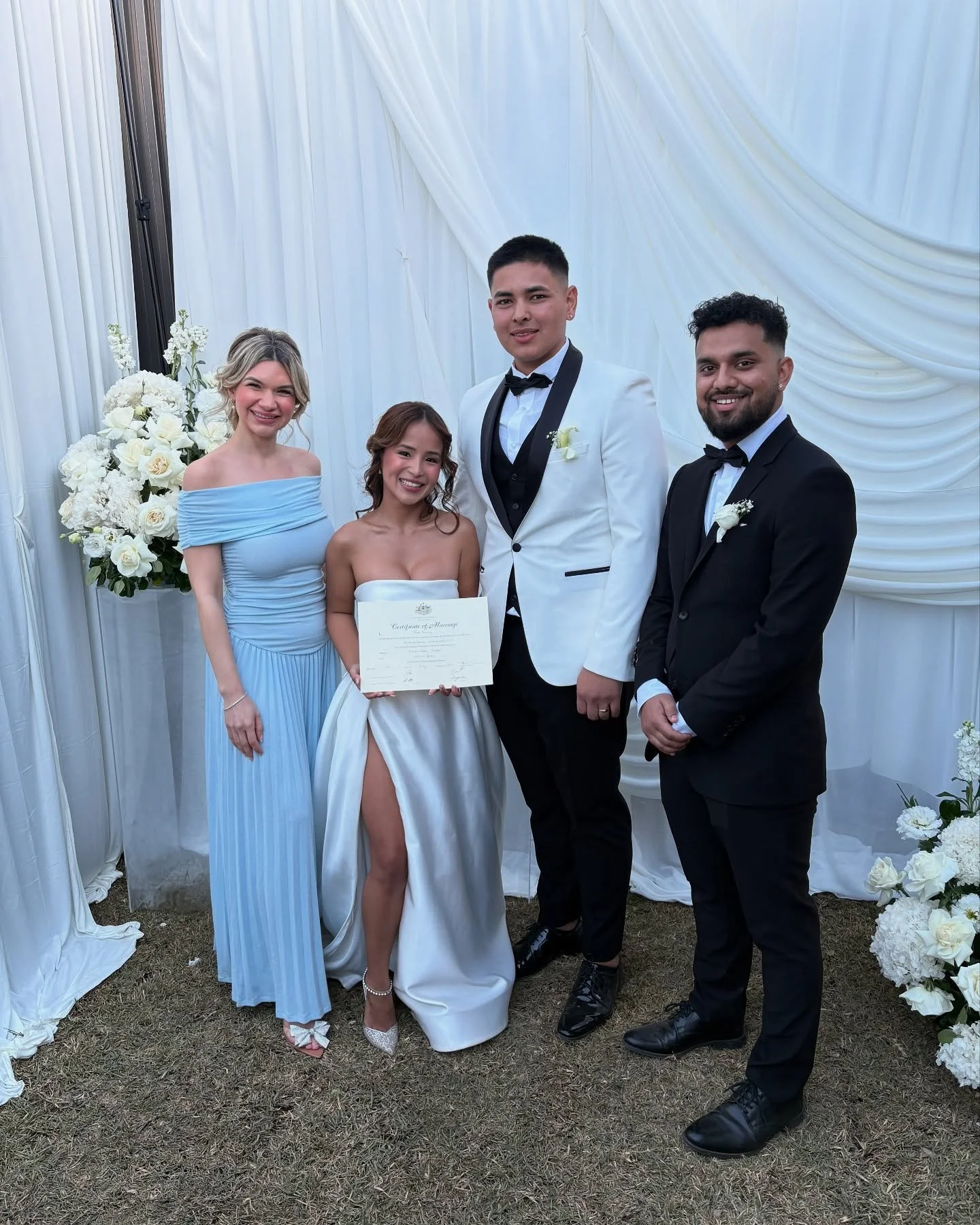 What a beautiful couple 😍 Had the best time being part of this special day 🫶🏼🤍 S&amp;P ✨