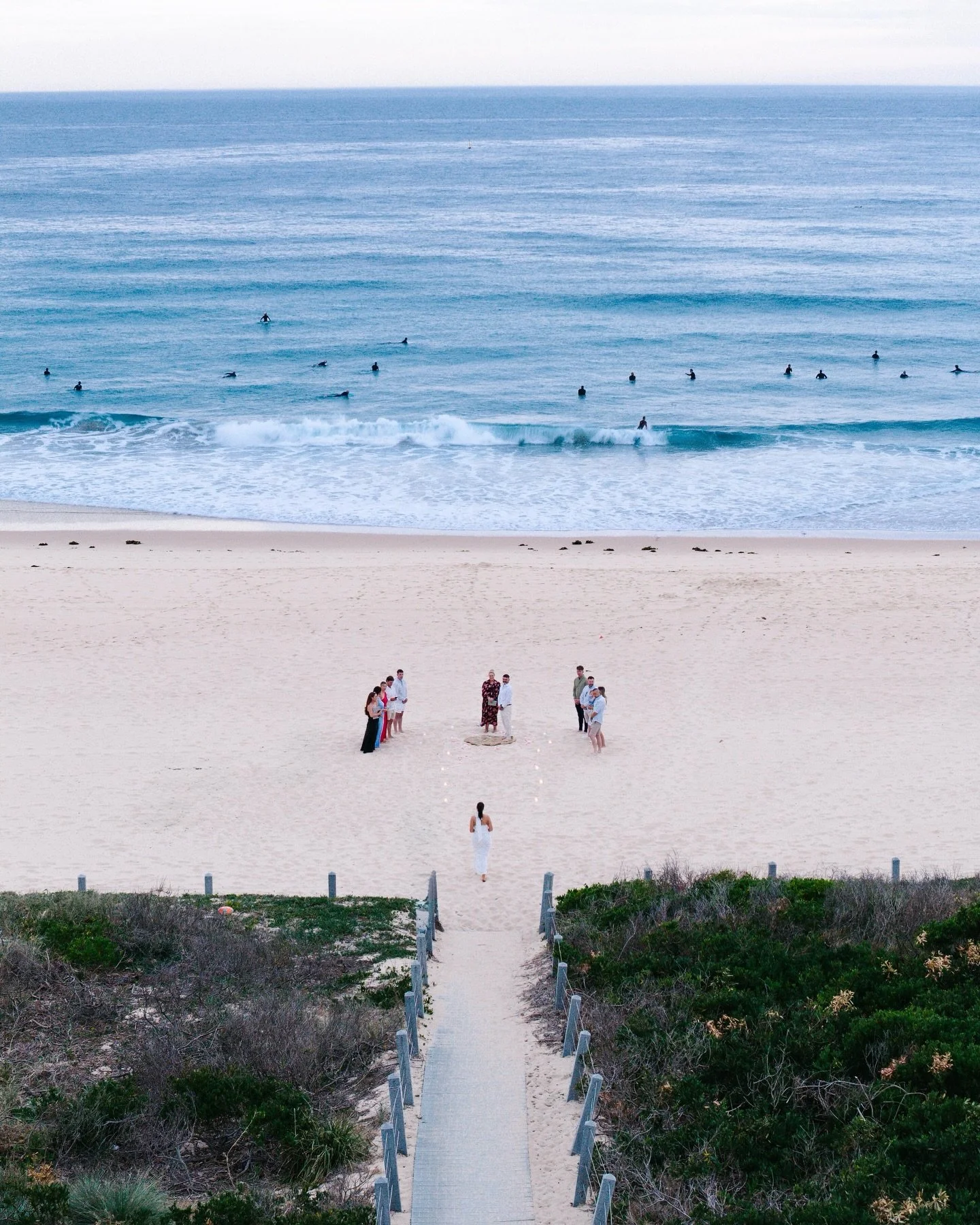 A sunrise that these two will never forget ✨ E&amp;M 🤍 A magical ceremony with two incredible people who I feel very lucky to know - Thanks to @seansperception for the breathtaking shot 📸