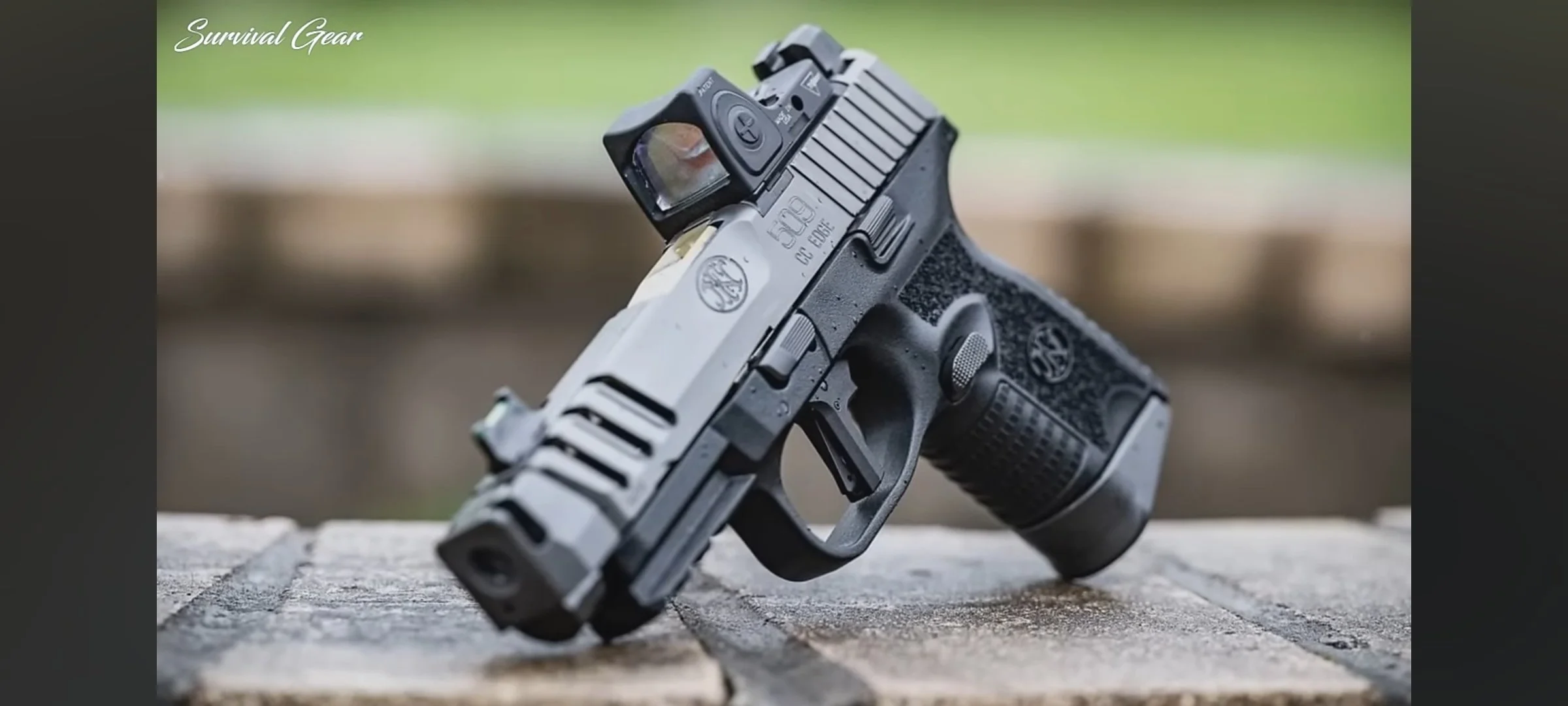 We drill and tap the upper barrel and receiver of the firearm, building custom parts as desired.