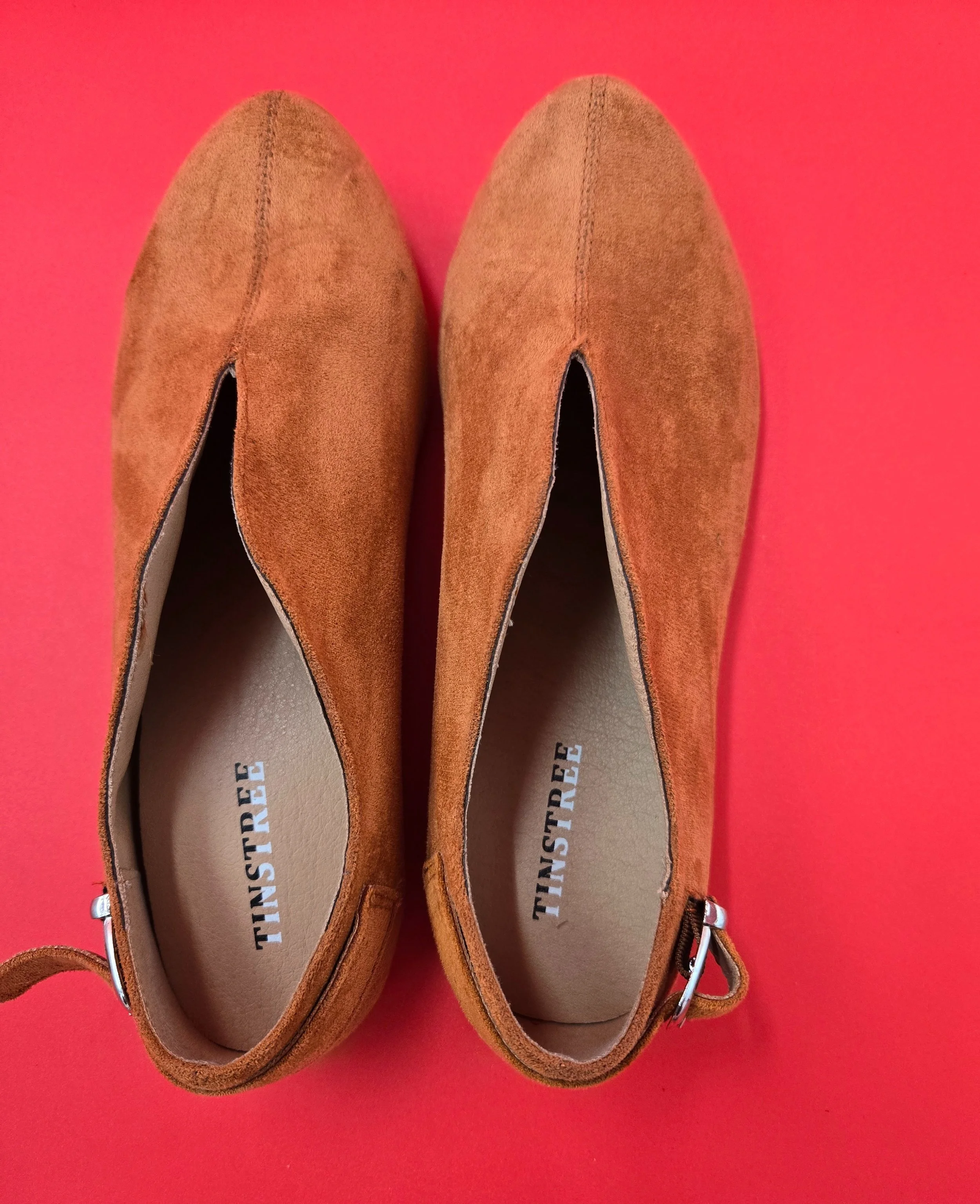 TINSTREE SUEDE FLAT SHOES pre-Loved.