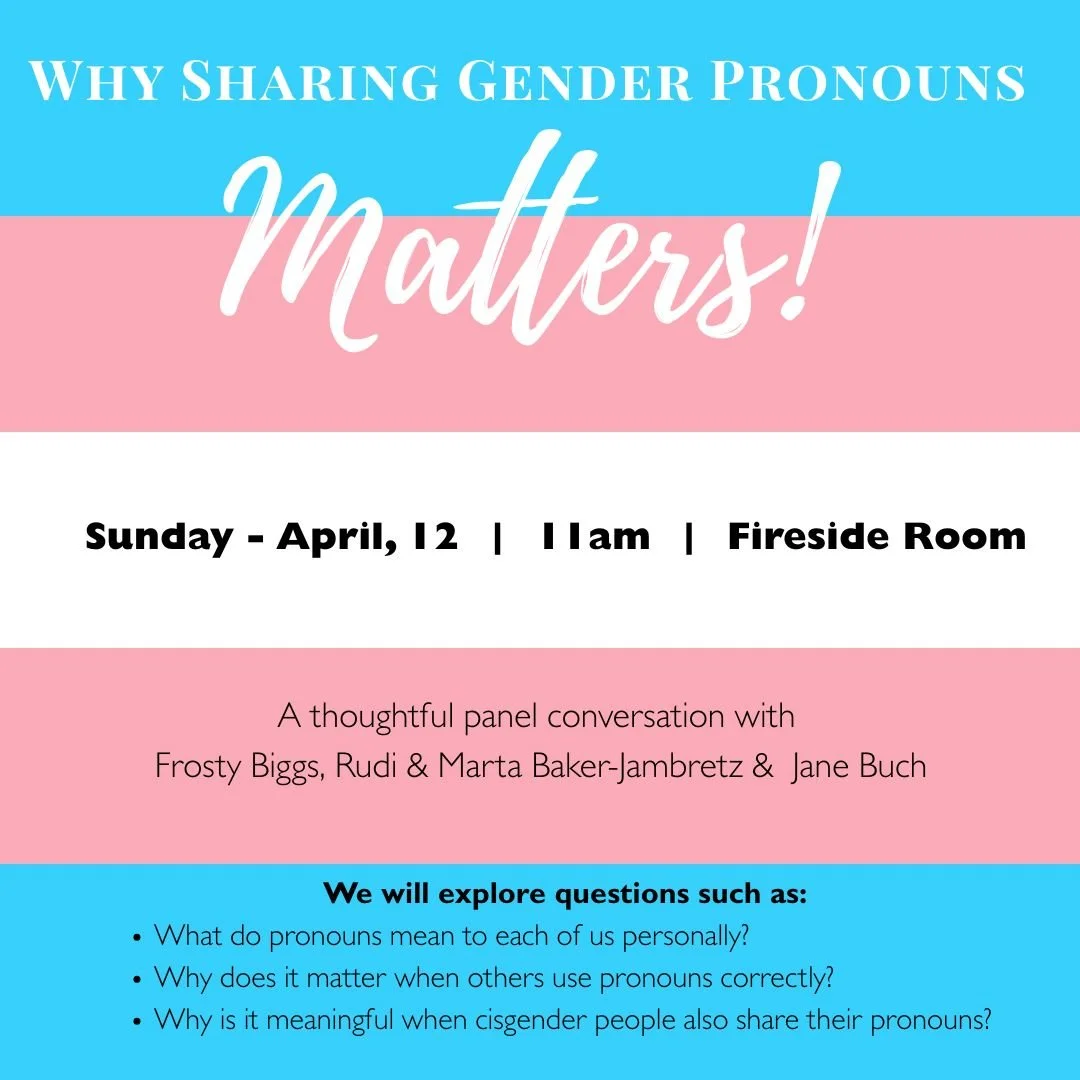 Why Sharing Gender Pronouns Matters