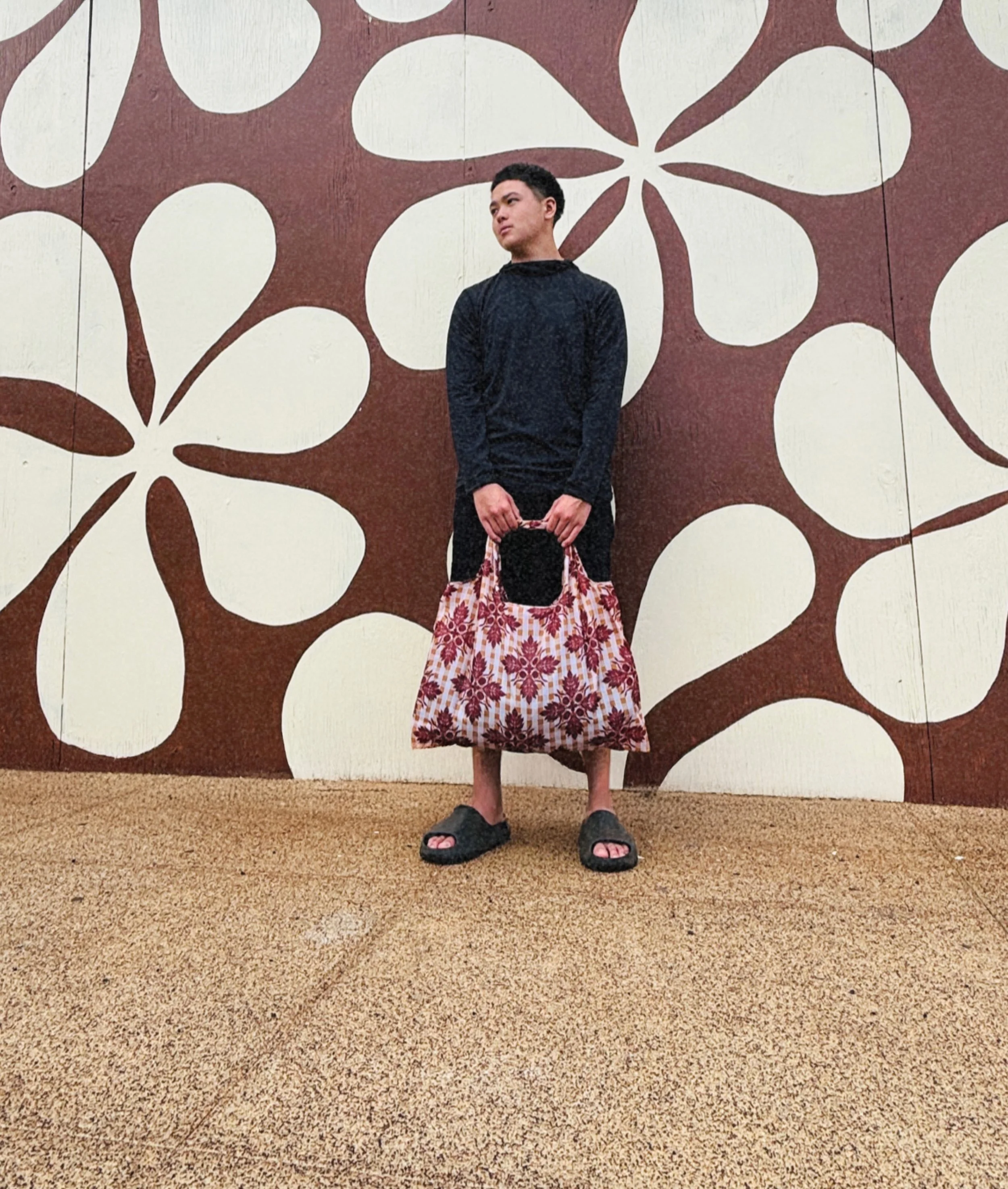 Heirloom ‘Ulu • Nylon Bag • Oxblood / Mustard