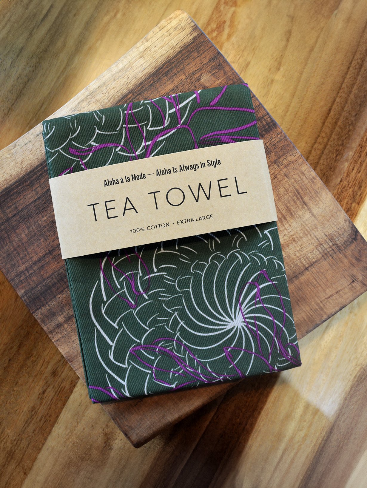 Pāpale Niu • Tea Towel • Lush