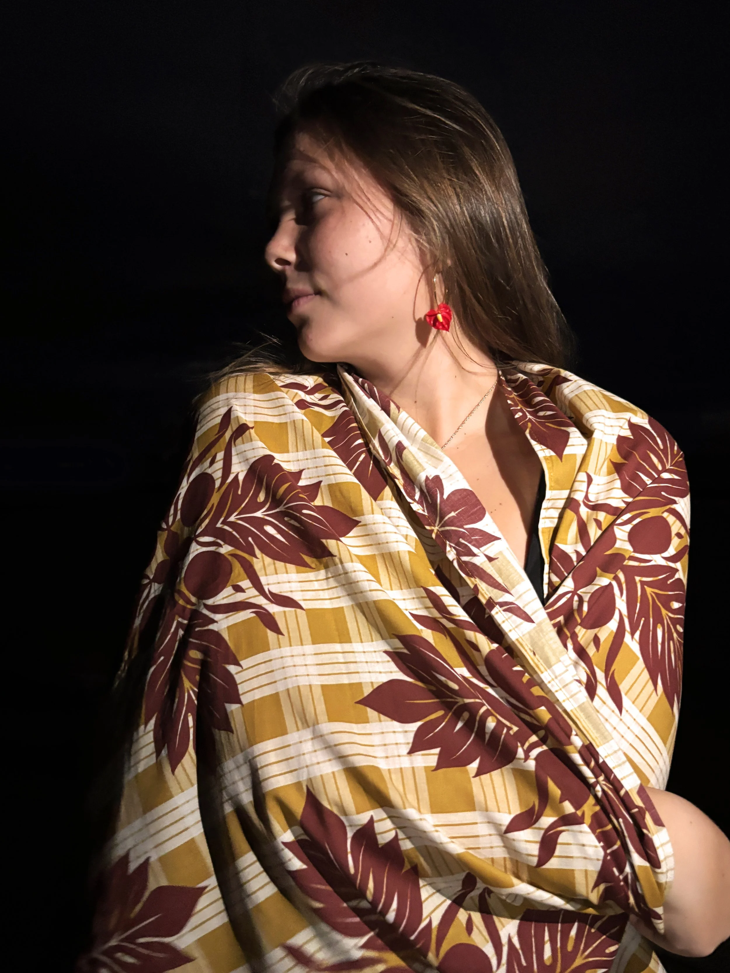 Heirloom ‘Ulu  Pareu • Oxblood / Mustard