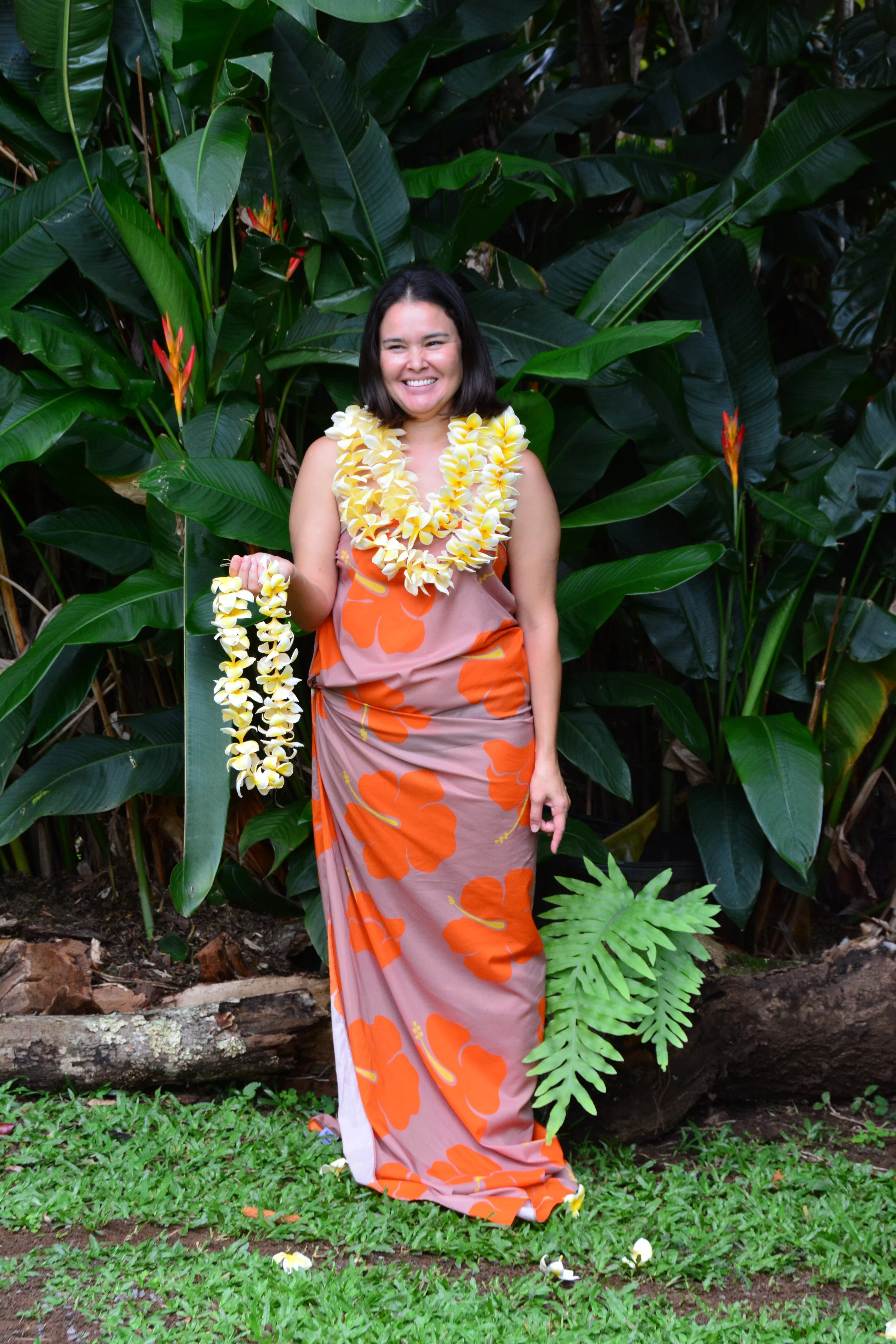 Hibiscus Pop • Pareo • Orange