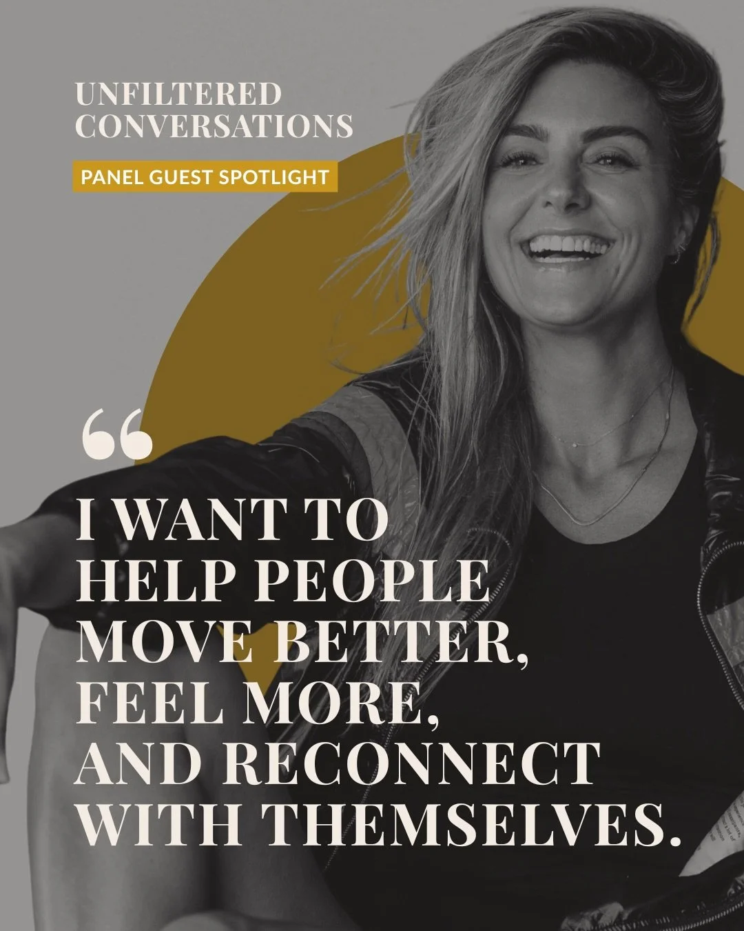 📣 PANEL GUEST ANNOUNCEMENT

We are thrilled to have the incredible @nicolesciacca be part of our panel for the UNFILTERED CONVERSATIONS Series.

Real and honest in-person conversations about 
&lsquo;The Transitions That Change Us&rsquo;

Comment UNF