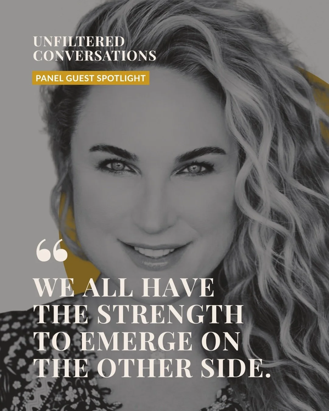 📣 PANEL GUEST ANNOUNCEMENT

Have you ever caught yourself wondering, &ldquo;Who am I now?&rdquo; If so, you&rsquo;re not alone and this conversation is for you.

We&rsquo;re so honored to welcome Meghan Judge @judgingmeghan host of one of Apple&rsqu