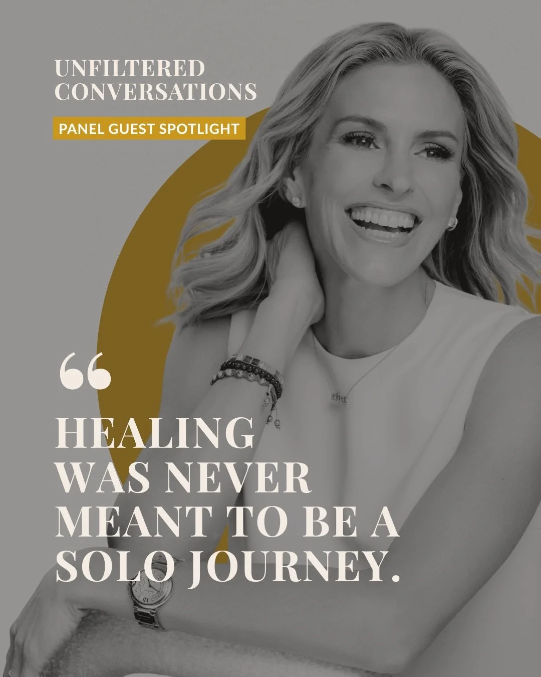 📣 PANEL GUEST ANNOUNCEMENT 

We are so honored to announce that Kelly Noonan Gores @kellygores @healwithkelly will be joining us for Unfiltered Conversations on Wednesday July 22.

This conversation series on&nbsp;&ldquo;The Transitions That Change 
