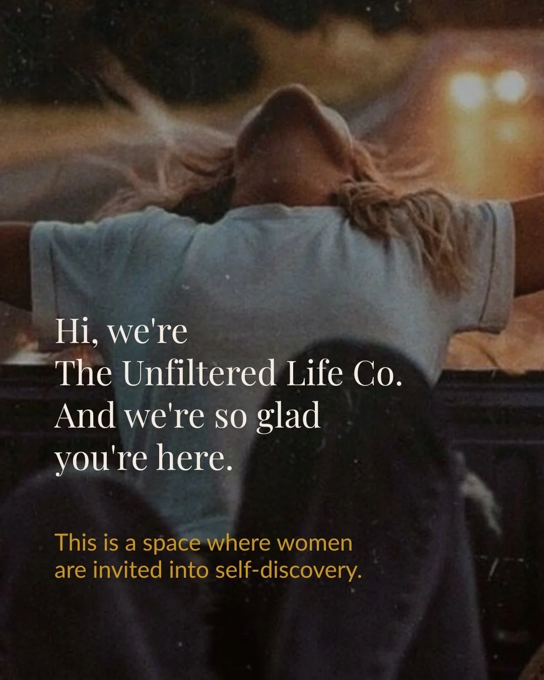 Hi, we&rsquo;re The Unfiltered Life Co.
This is what we are all about ~ our vision is simple&hellip;..✨

#unfilteredlife #women #honesty #care