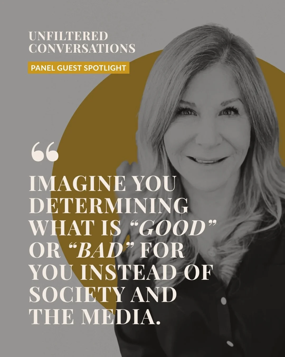 ✨ SPEAKER ANNOUNCEMENT ✨

What an honor it is to welcome registered dietitian, certified eating disorder specialist and South Bay recognized expert in Sports Nutrition Diana Lipton-Burge to the couch on August 26 for our next Unfiltered Conversation.