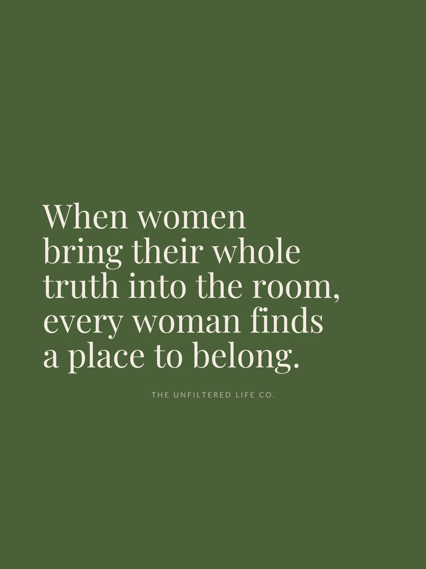 When women bring their whole truth into the room, every woman finds a place to belong. 🤍

Comment UNFILTERED to learn more about Unfiltered Conversations.

#unfiltered #conversationseries #honest #women