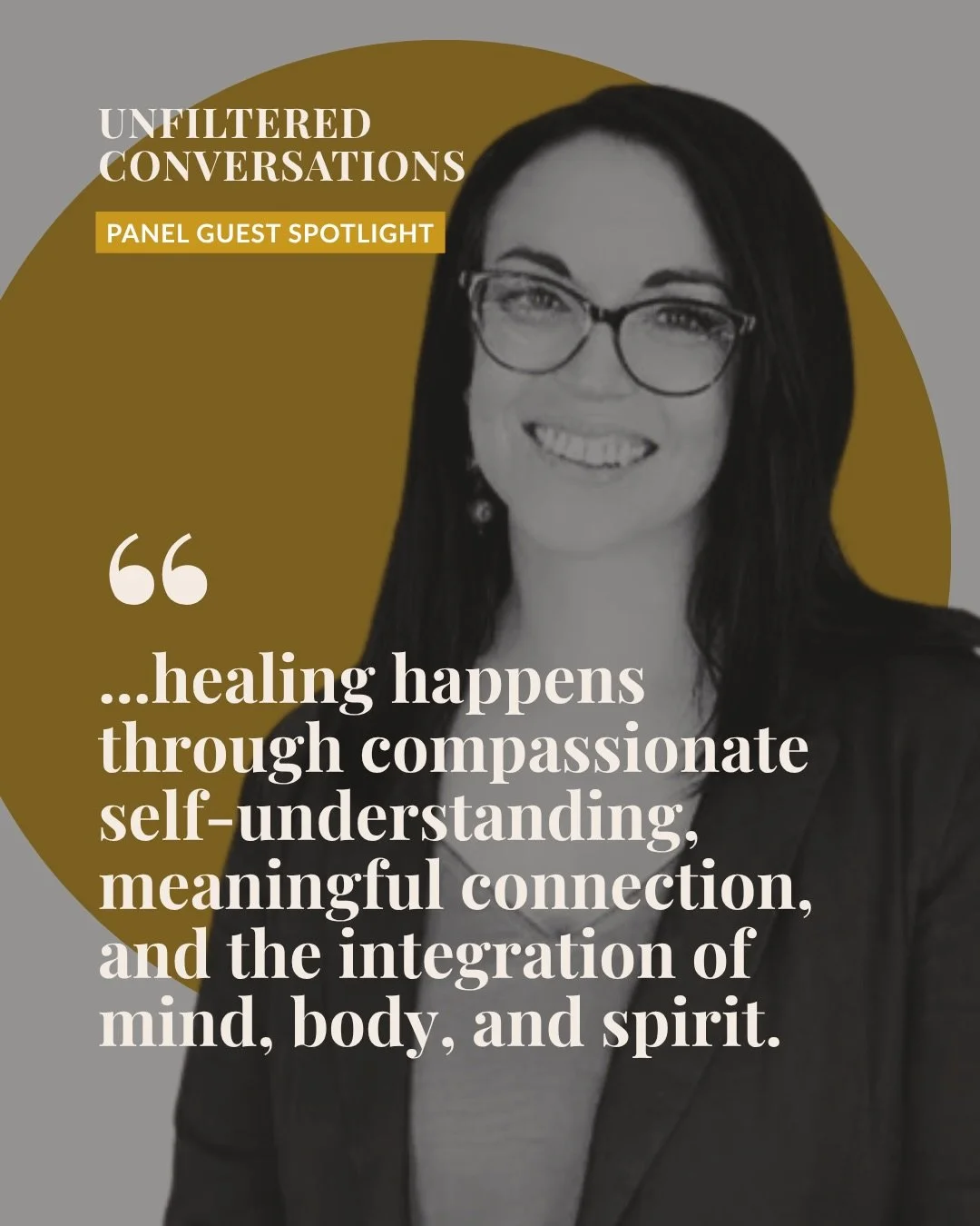 Living purposefully means embracing the honest, messy, deeply human parts of who we are. 

For our next Unfiltered Conversation on Purpose in a few weeks we are thrilled to welcome Erin Grahmann to the guest panel. @egrahmann 

As a licensed Marriage
