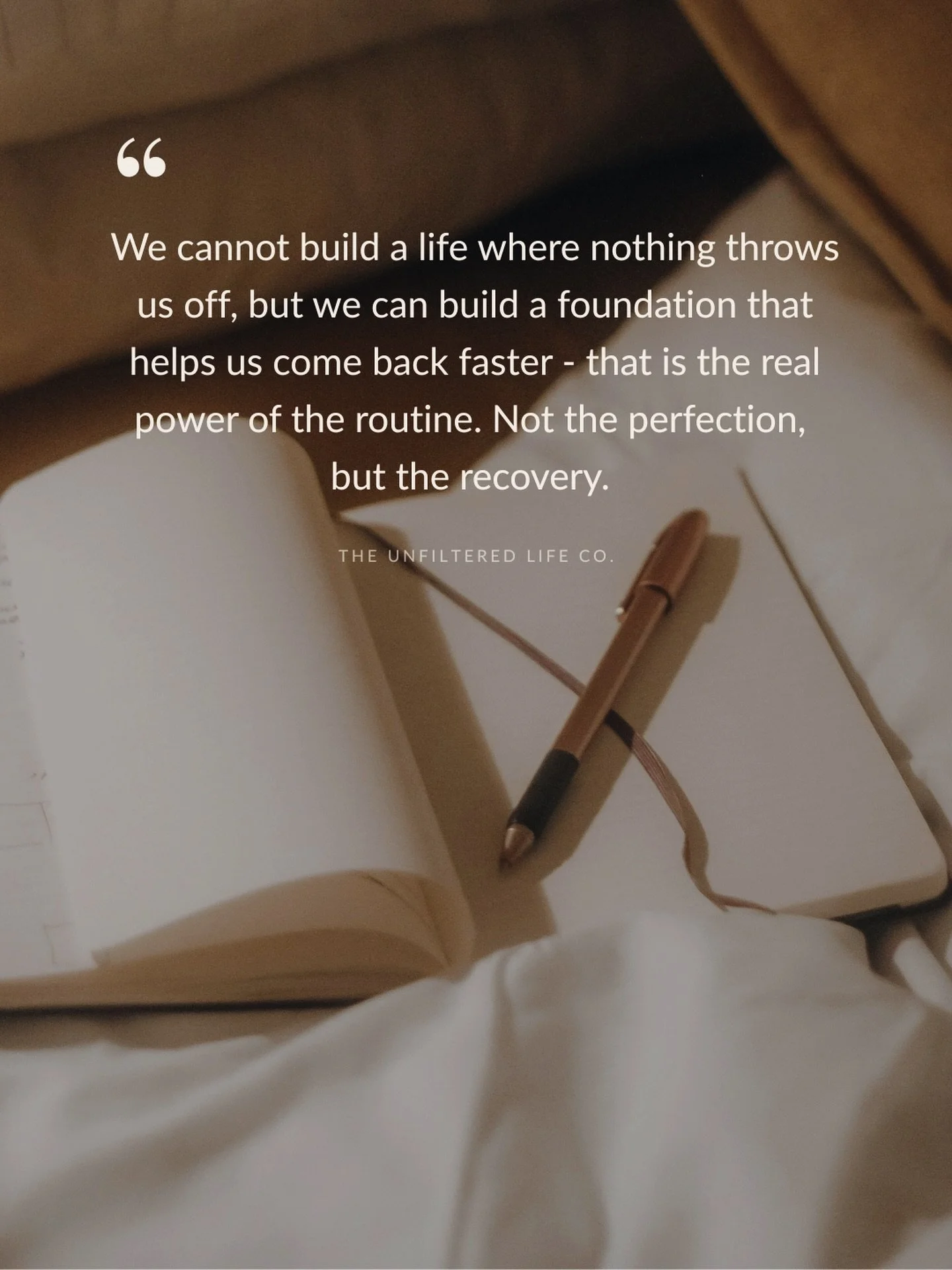 September doesn&rsquo;t need to be about coming back at 100%.
Maybe it&rsquo;s about coming back to you.

The little things that ground us. The habits that become anchors. The people we trust. The movement, the stillness, the sleep, the time outside.