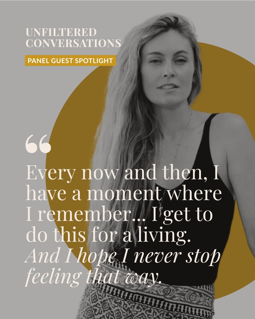 We are thrilled to welcome Lauren Martin-Moro as a panelist for next week&rsquo;s Unfiltered Conversation on Purpose. 

As founder and Principal Designer @alchemy_collective_  Lauren will be joining us to share her insights and story on how she had f