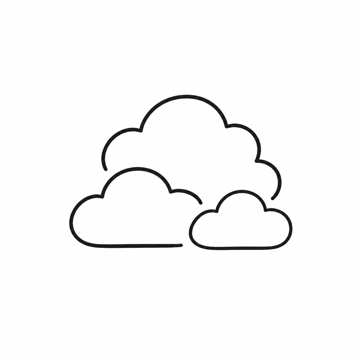 fluffy clouds