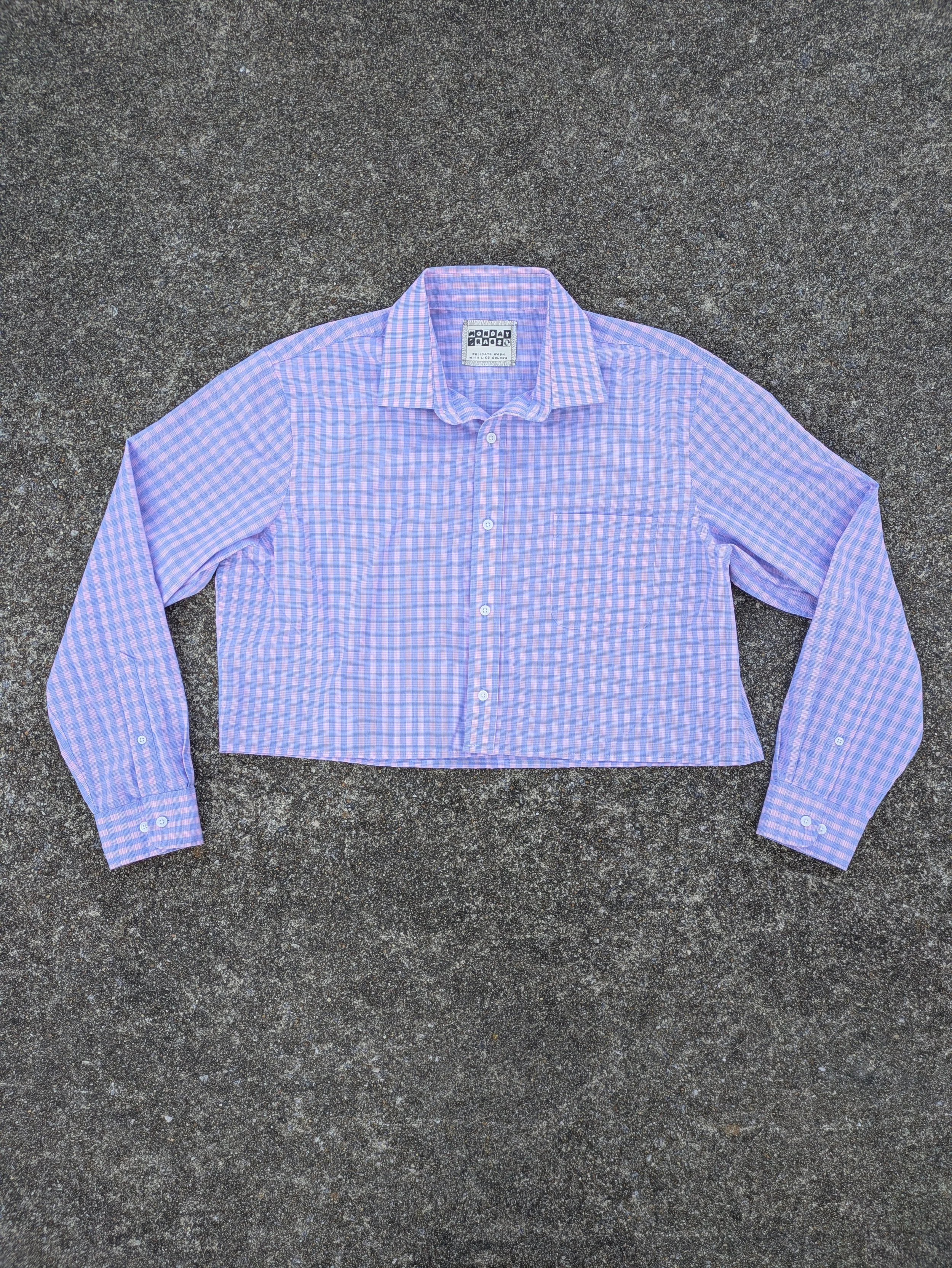 DAD CORE / pink & blue gingham