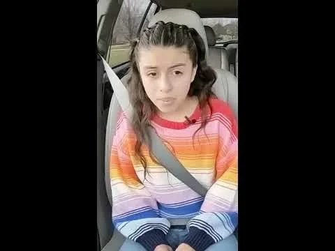 11 y/o Surprises Herself with Vocal Coach! #shorts