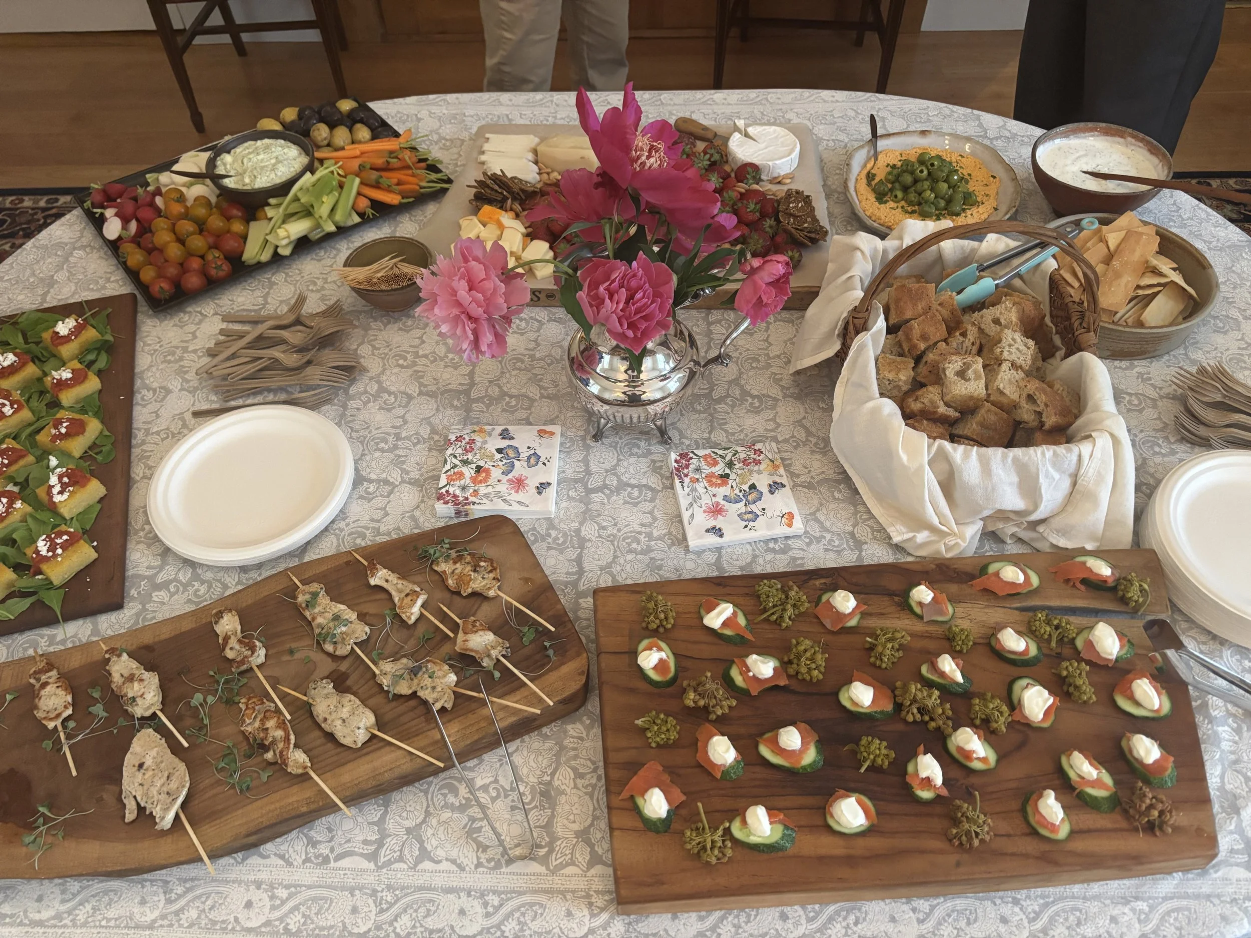 A Delicious Display for a Luncheon Buffet