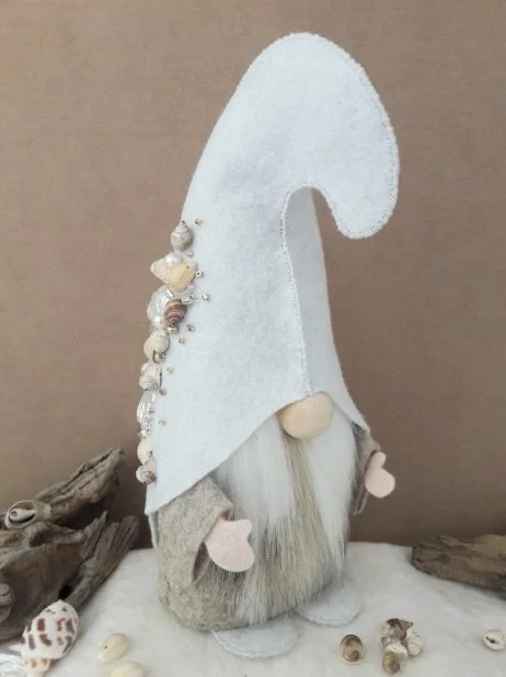 Beachcomber Felt Gnome by Cherry Parker