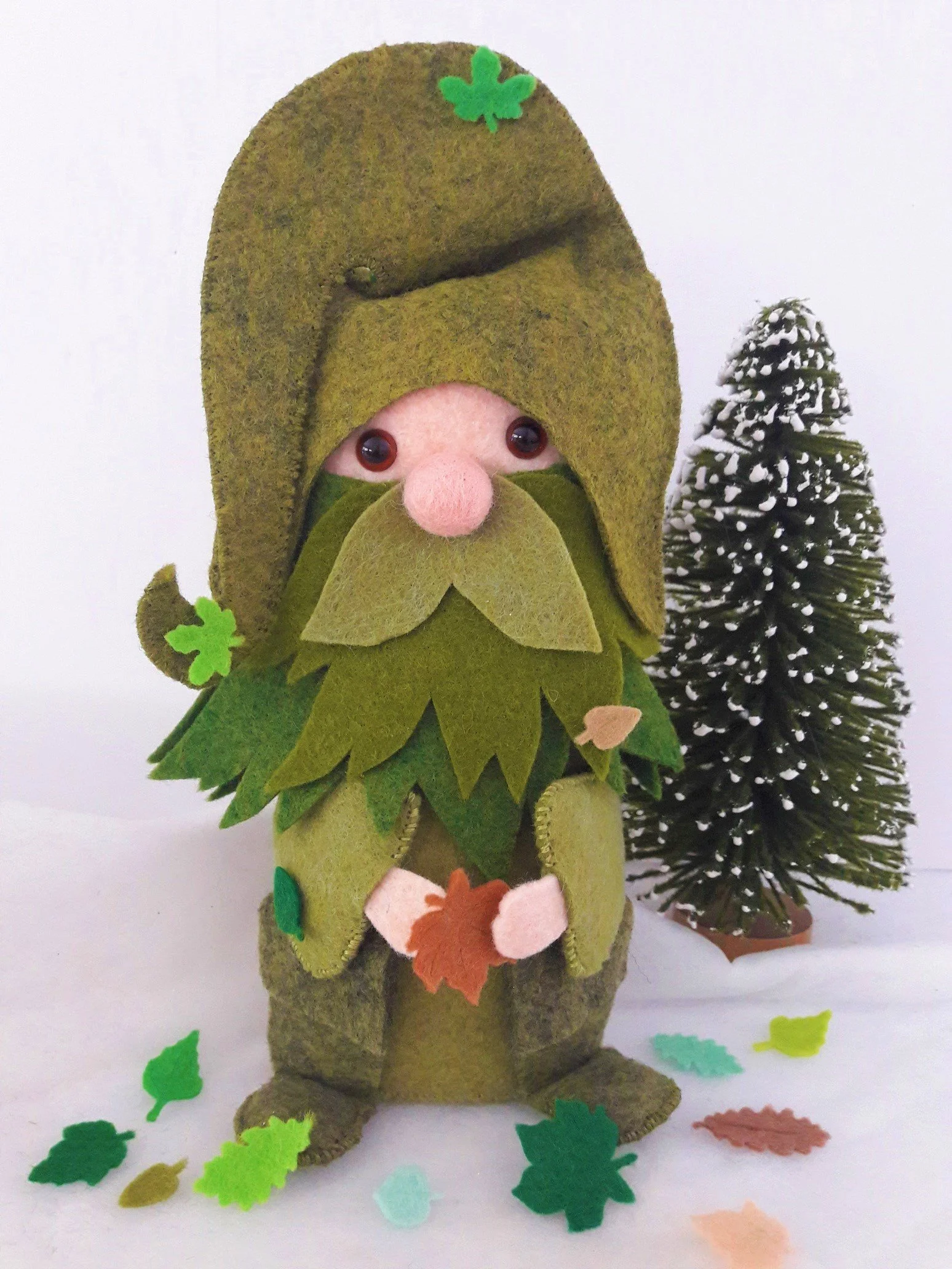 Felt Woodland Gnome by Cherry Parker
