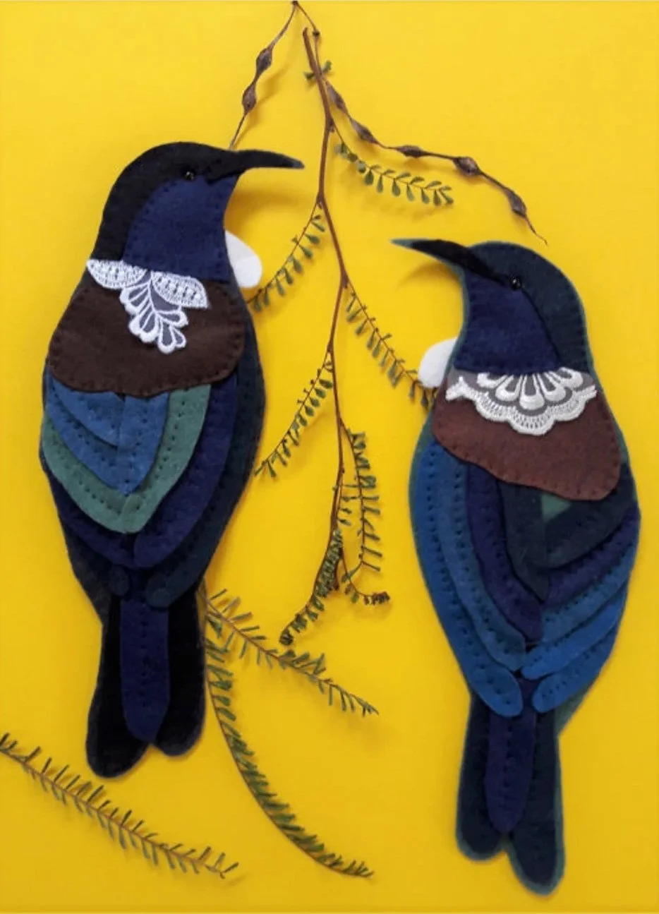 Felt Tui pattern by Cherry Parker