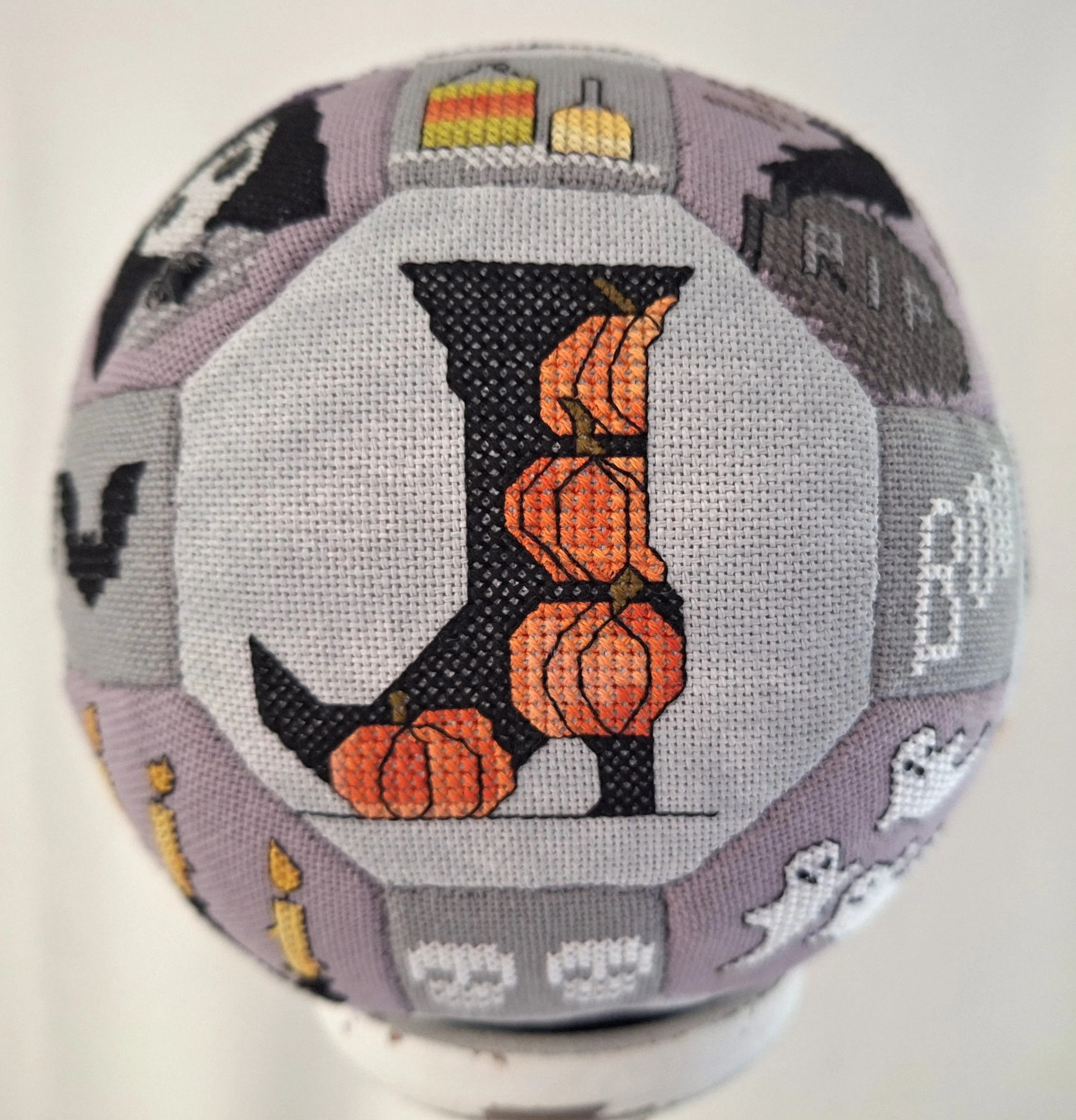 Halloween Cross Stitch Ball by Cherry Parker