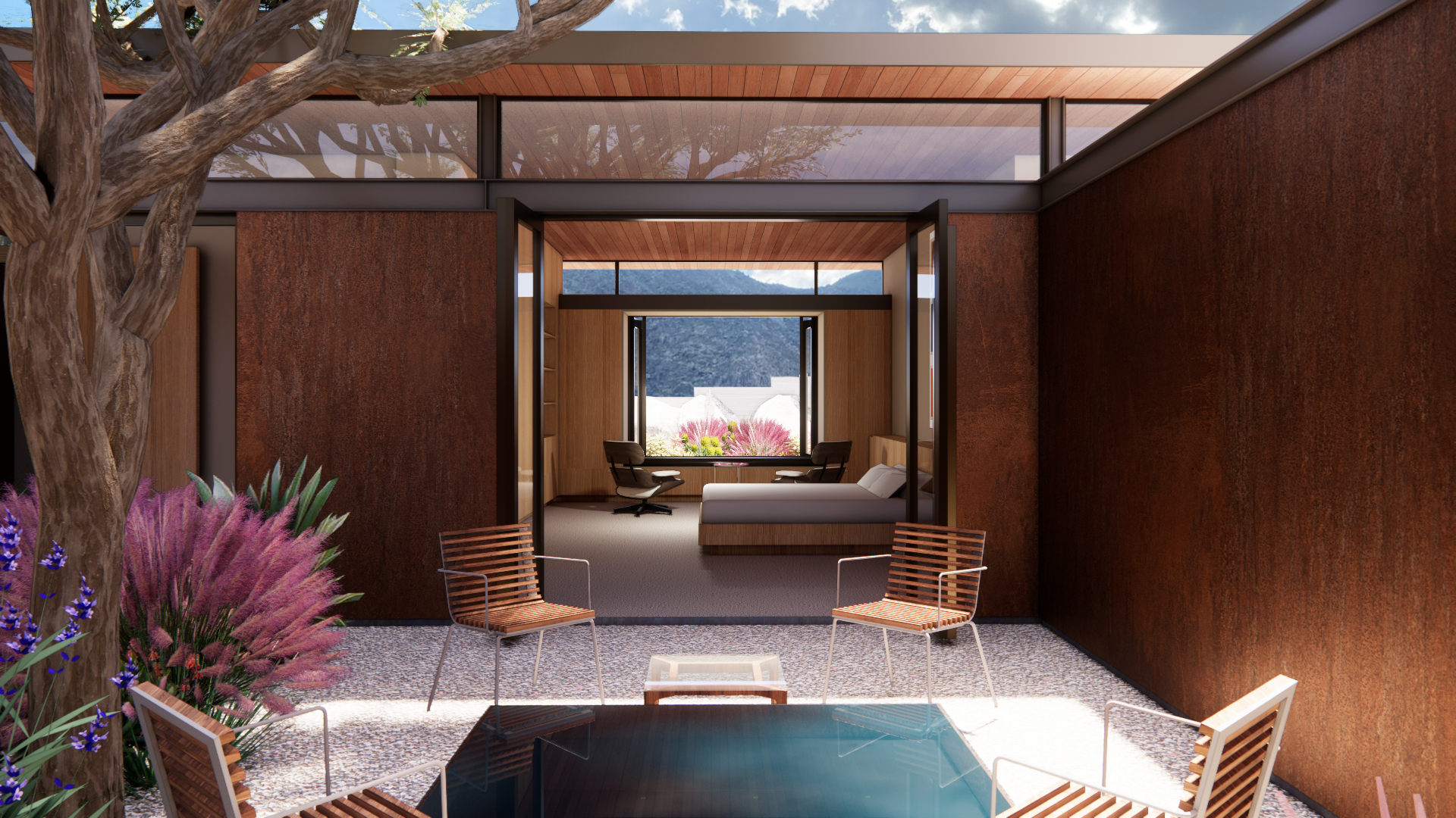 20250529 Courtyard Toward Primary Bedroom.png