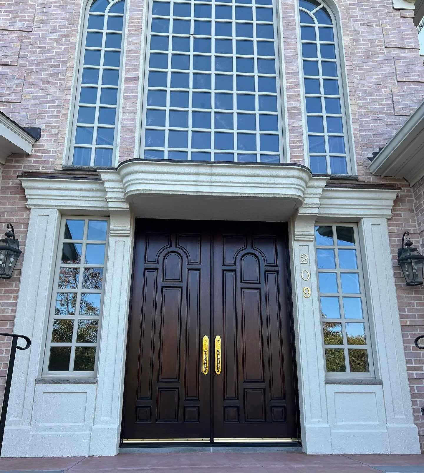 Front door before and after!