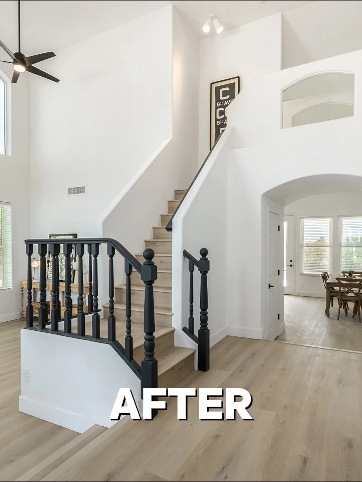 This house proved one thing: there are endless shades of tan&hellip; and none of them were doing it any favors. 🙃

☀️ Outside, the backyard was rundown and forgotten, but once we cleared it up, it transformed into a true oasis.

Inside, even with so
