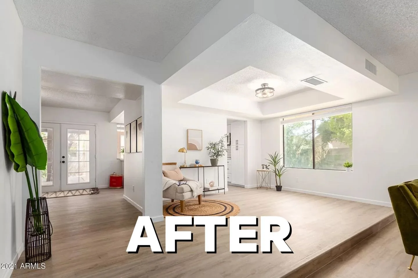Before ➡️ After | The Juanita Mesa Transformation 
 
What a difference vision and craftsmanship can make. 
This home went from dark and dated to open, bright, and timeless. Every detail &mdash; from the reimagined kitchen layout to the refined finish