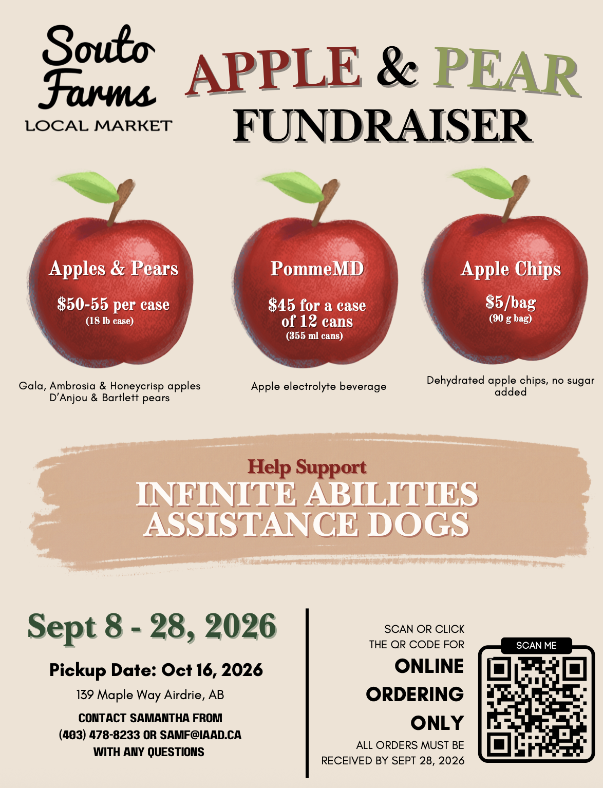 Souto Farms - Pear and Apple Fundraiser