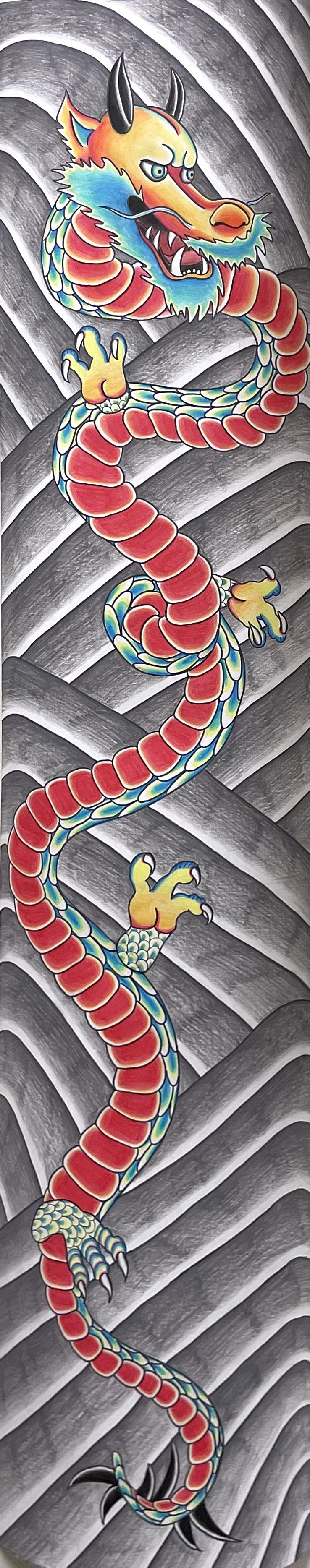 Tatsu, 9.5" x 42"